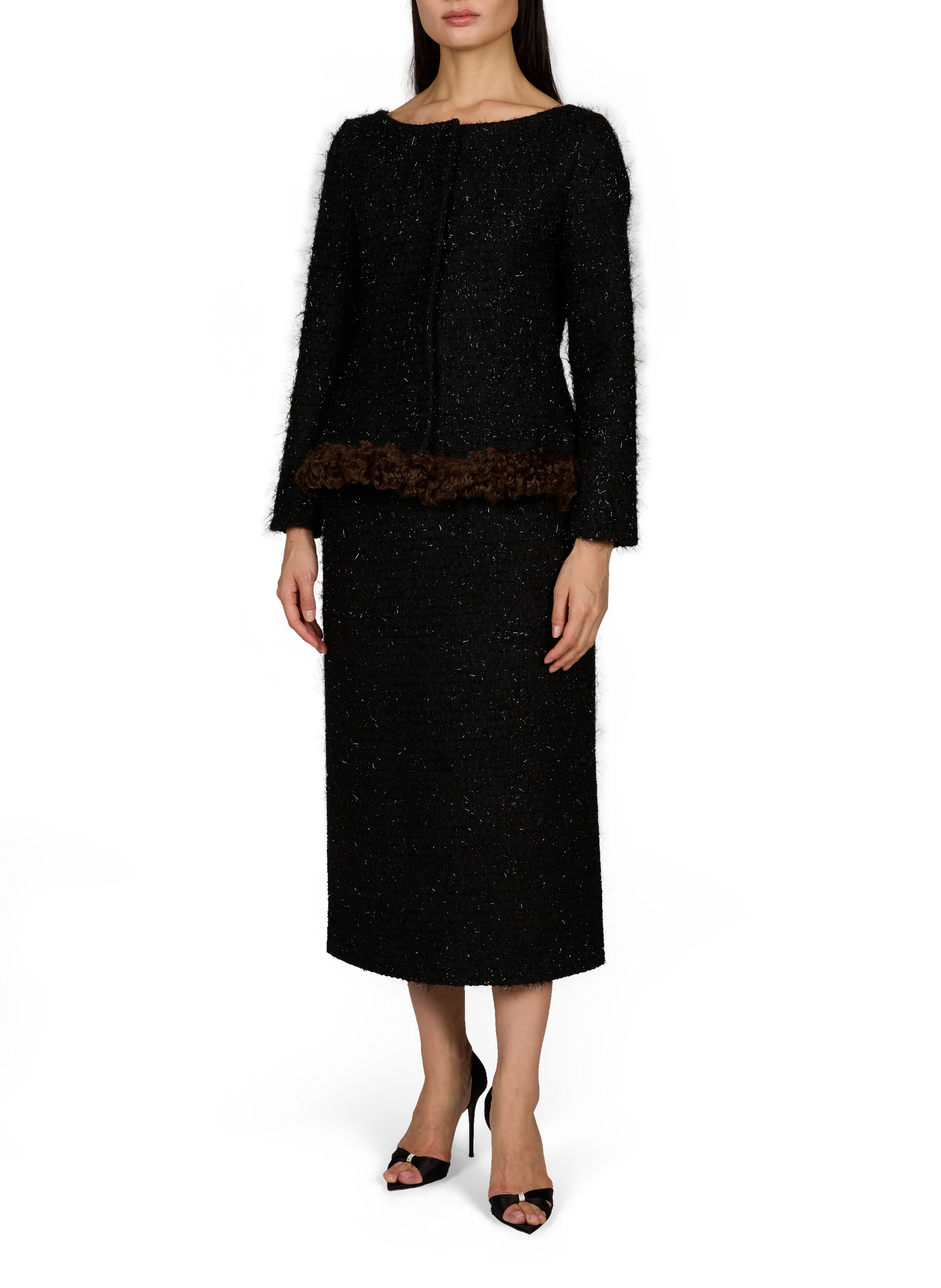 Fitted jacket in blended cotton SIMONE ROCHA Multicolour