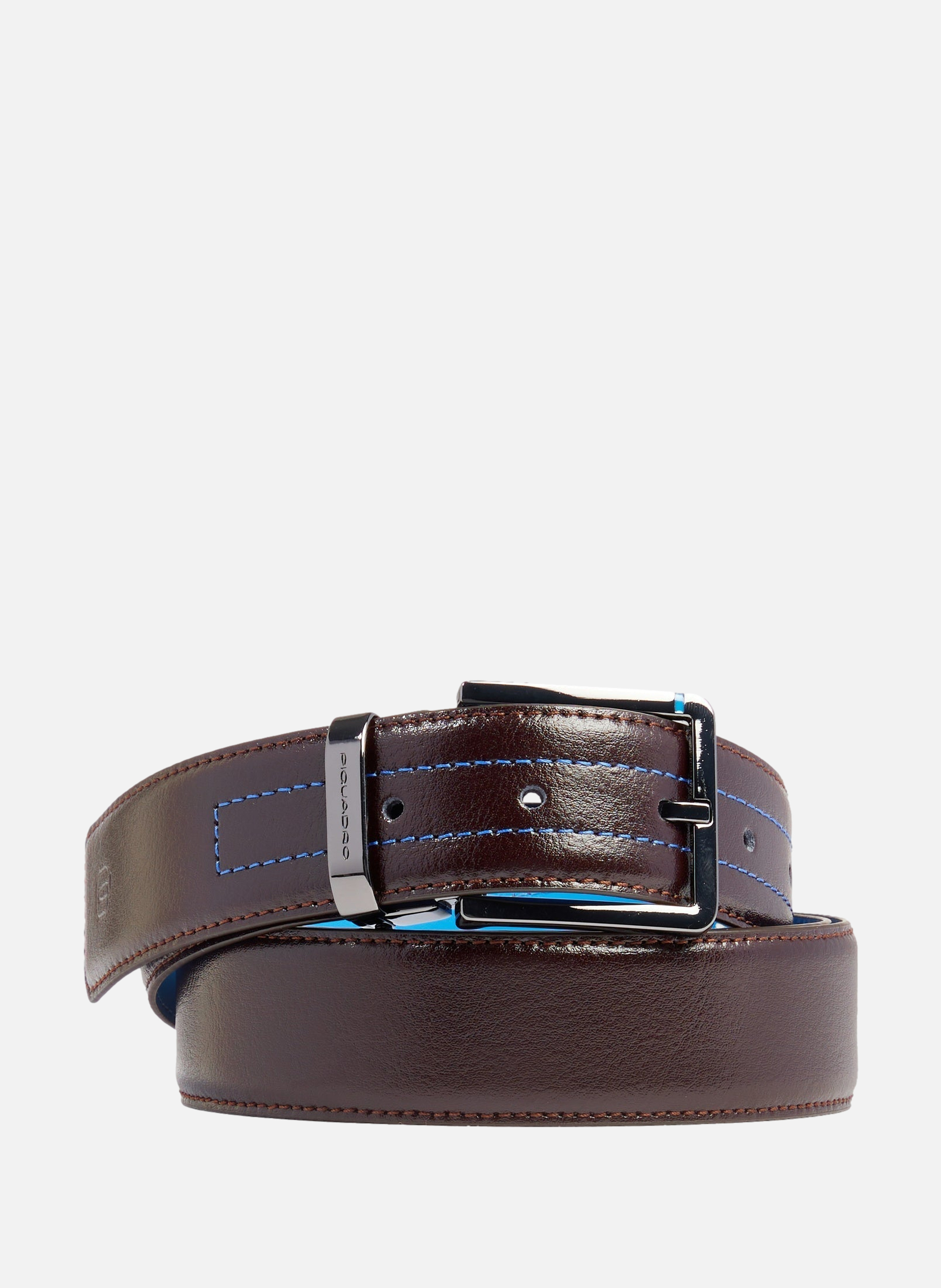 Gürtel herren aus leder mit dornschliesse PIQUADRO Braun