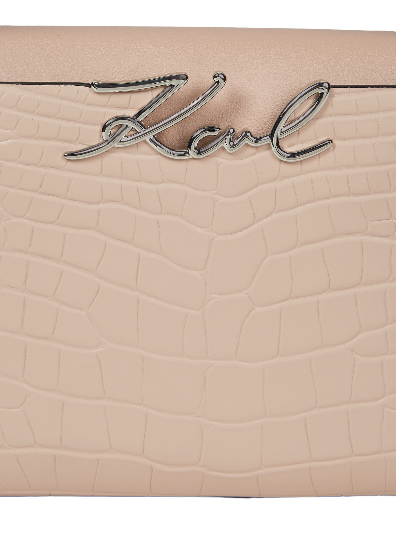 Shoulder bag K/Signature mini KARL LAGERFELD Pink