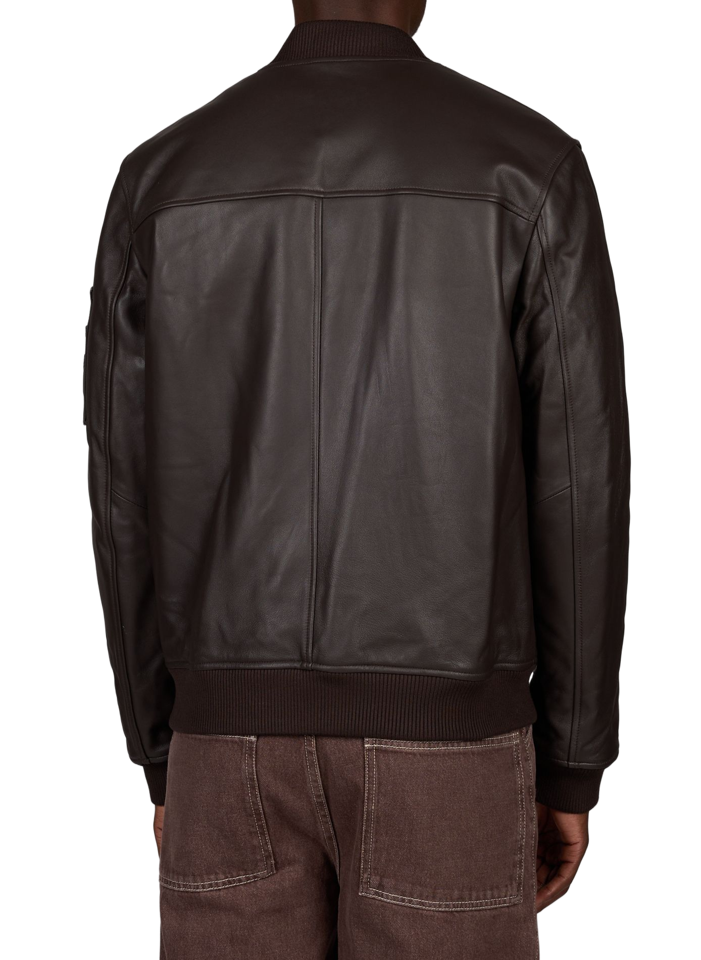 Bomber Viper en cuir BOMBERS ORIGINAL Marron