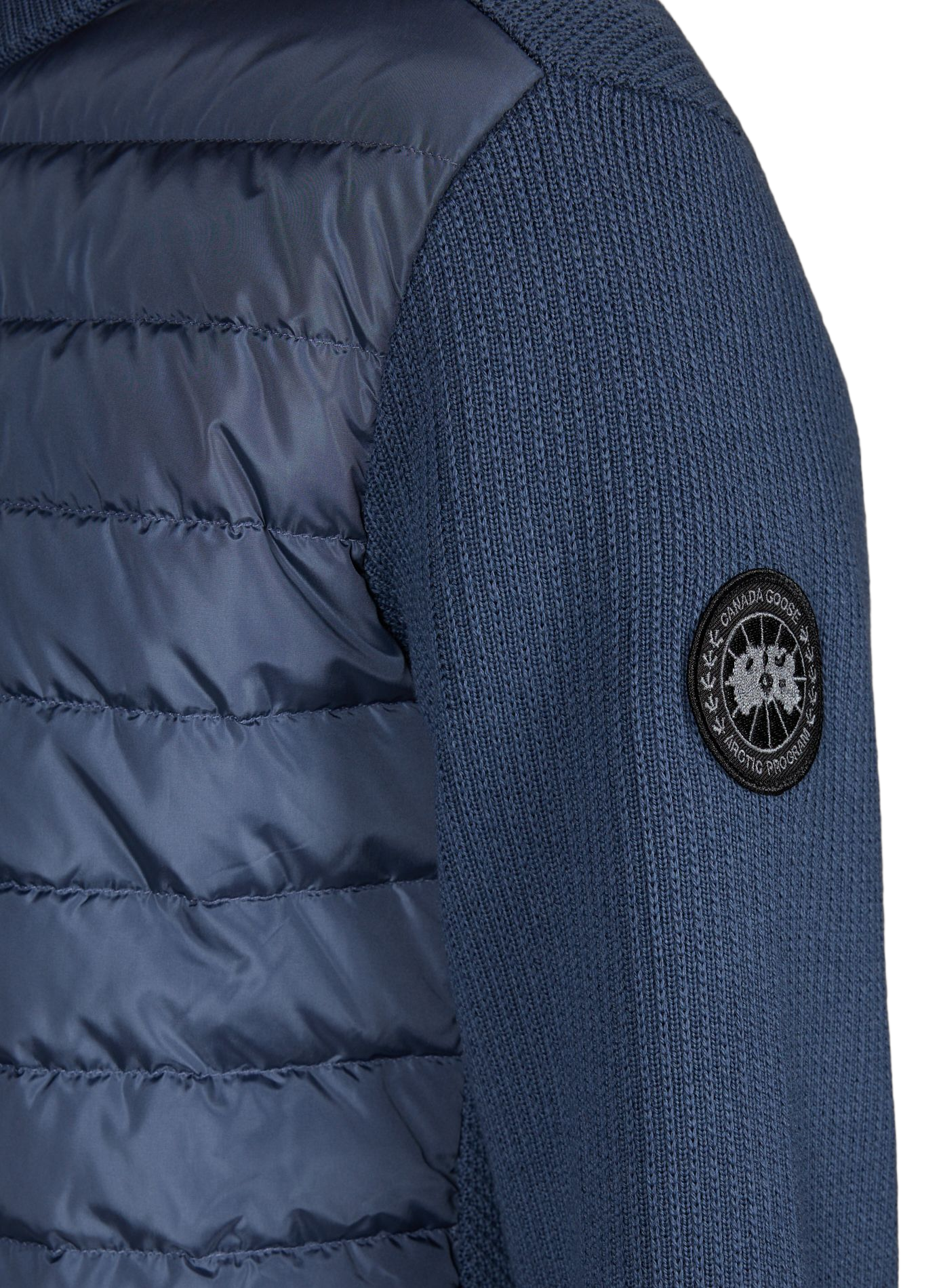 Jas van twee materialen CANADA GOOSE Blauw