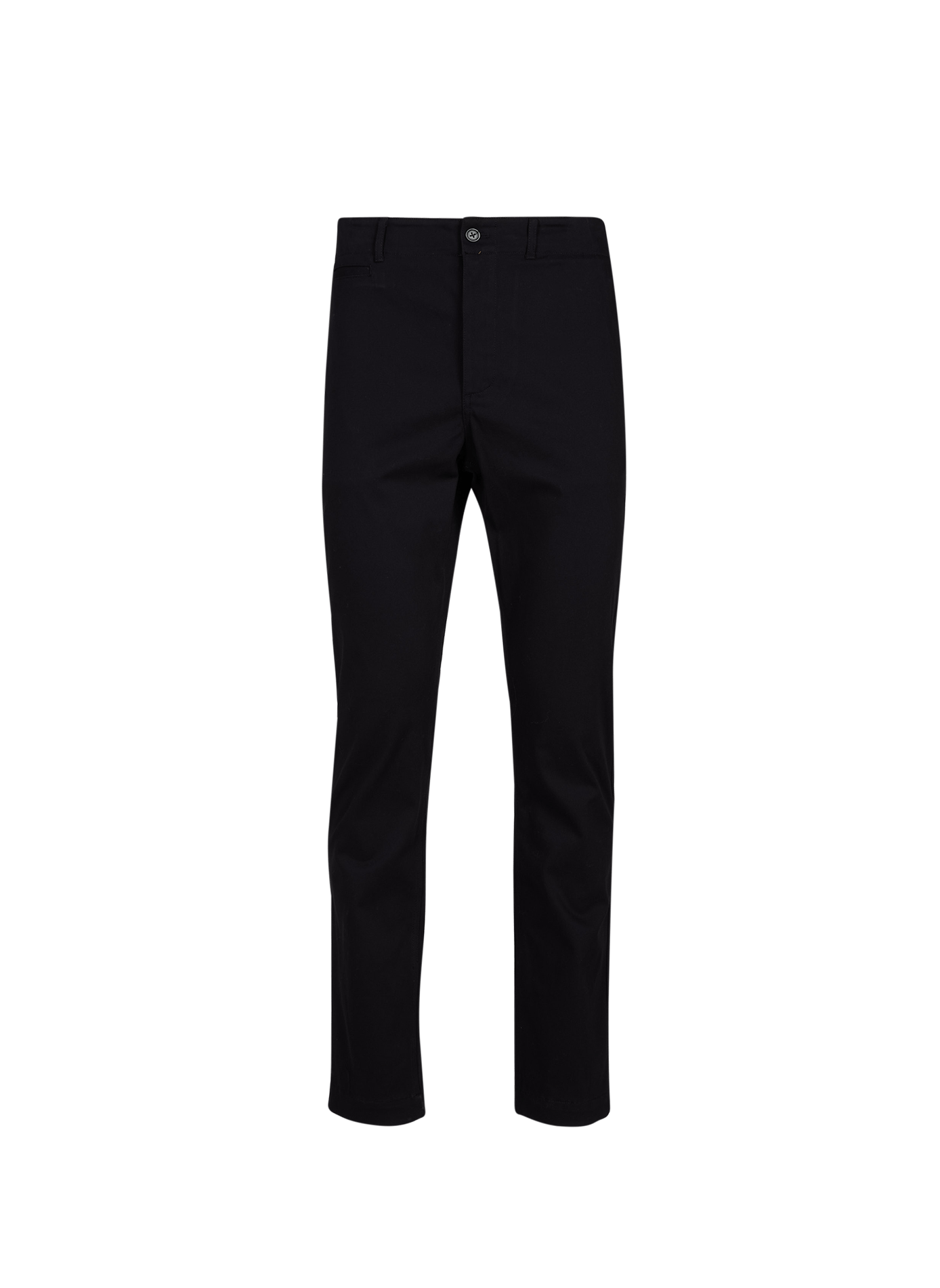 Pantalon chino droit en coton mélangé AU PRINTEMPS PARIS Noir