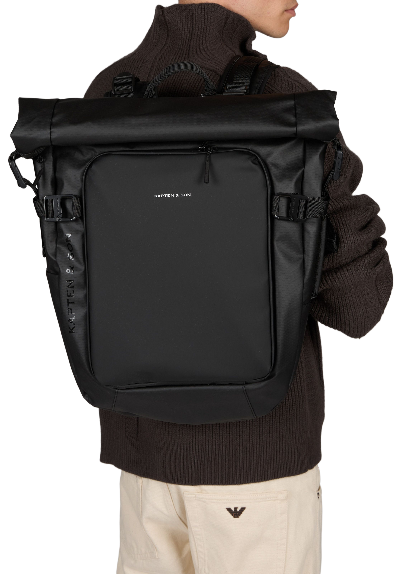 Rucksack Lisbon Pro KAPTEN & SON Schwarz