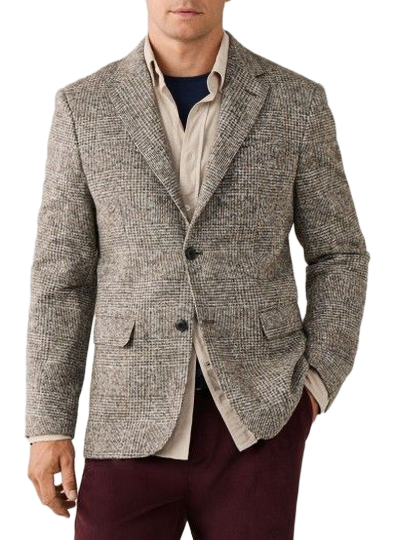 Cotton blazer FACONNABLE Beige