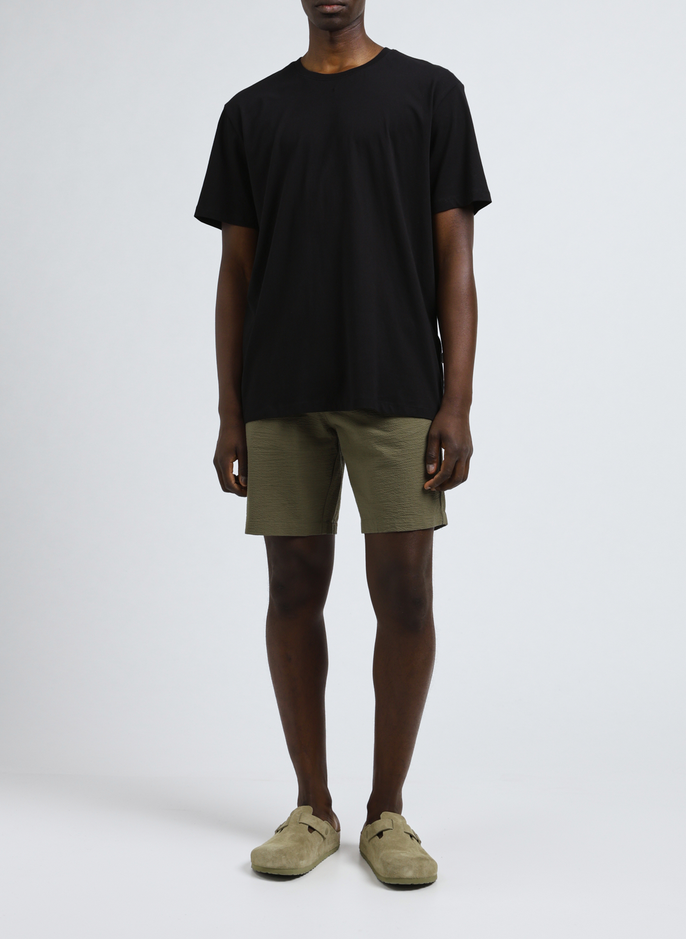 Classic Cotton T-Shirt SELECTED Black