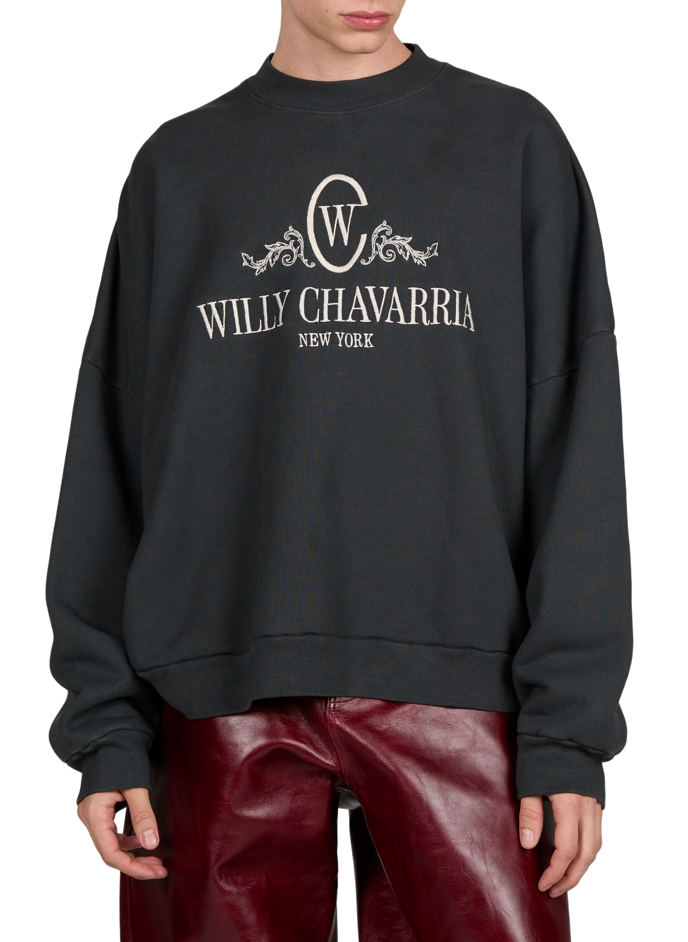Oversized cotton sweatshirt WILLY CHAVARRIA Grey