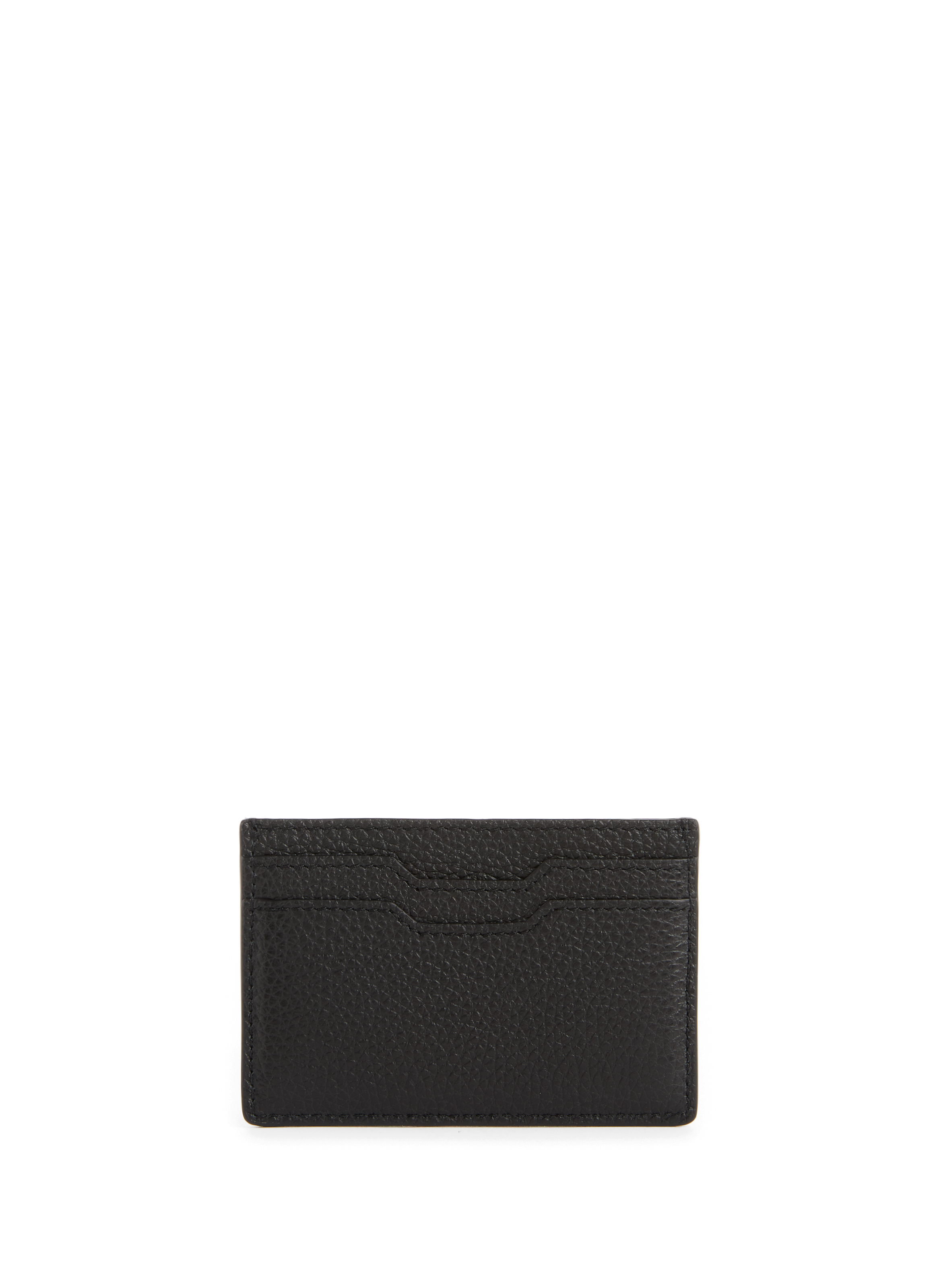 Porte-cartes en cuir à logo