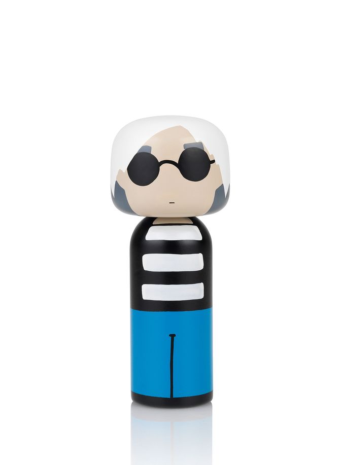 Kokeshi-Puppe Andy Warhol LUCIE KAAS