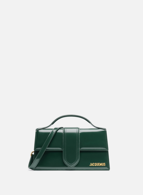 The large Bambino in Green leatherJACQUEMUS 
