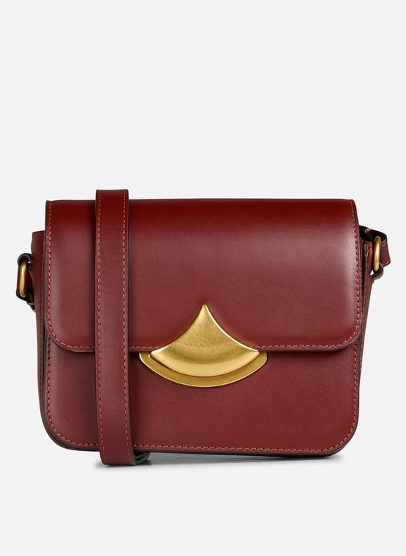 Sac bandoulière en cuir diviluz mimo Marron by SESSUN SESSUN Sac bandoulière en cuir diviluz mimo Marron