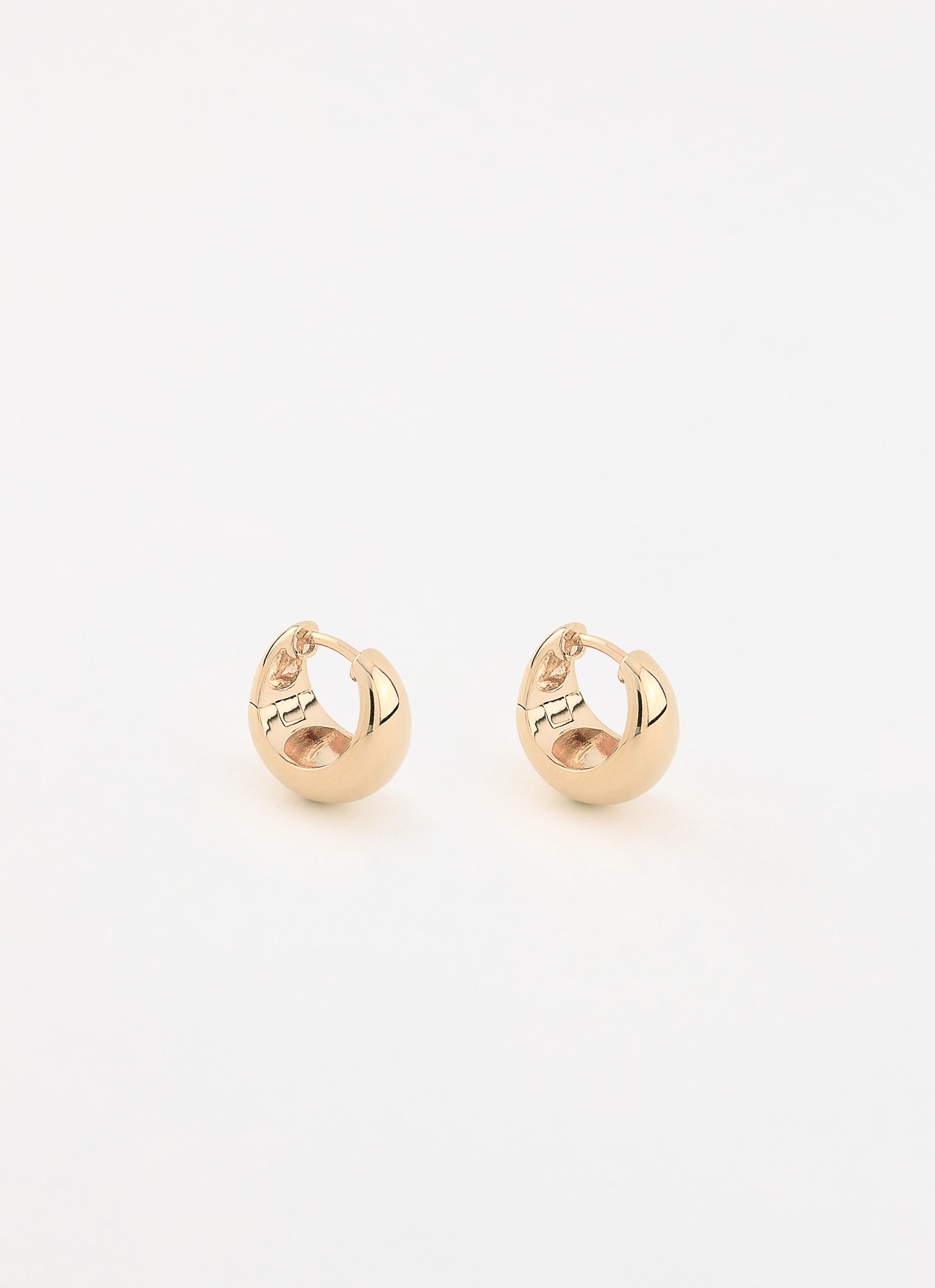 Créoles gouttes swell plaqué or ANNA SOTTILOTTA Doré