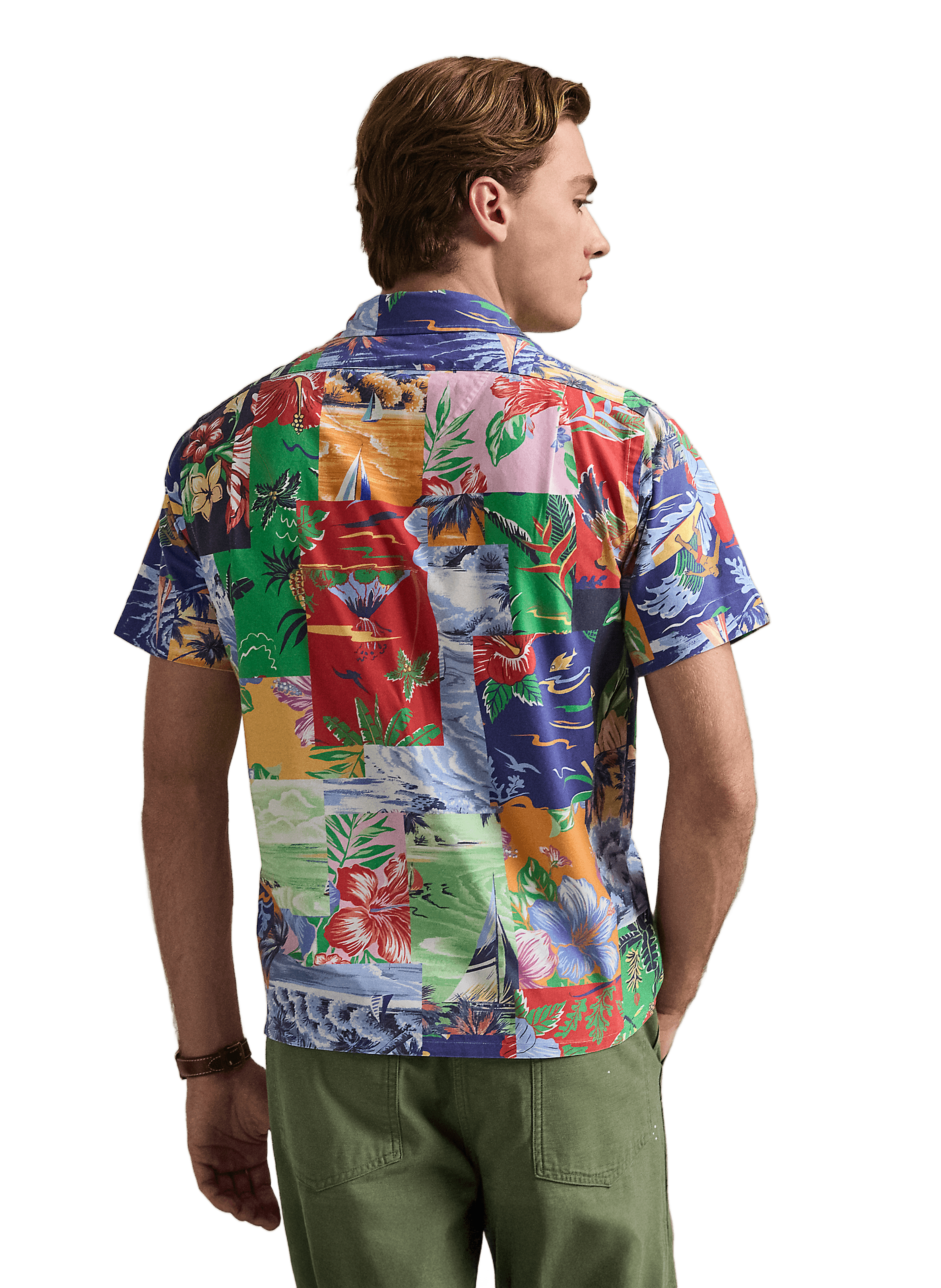 Chemise à imprimé en coton POLO RALPH LAUREN Multicolore