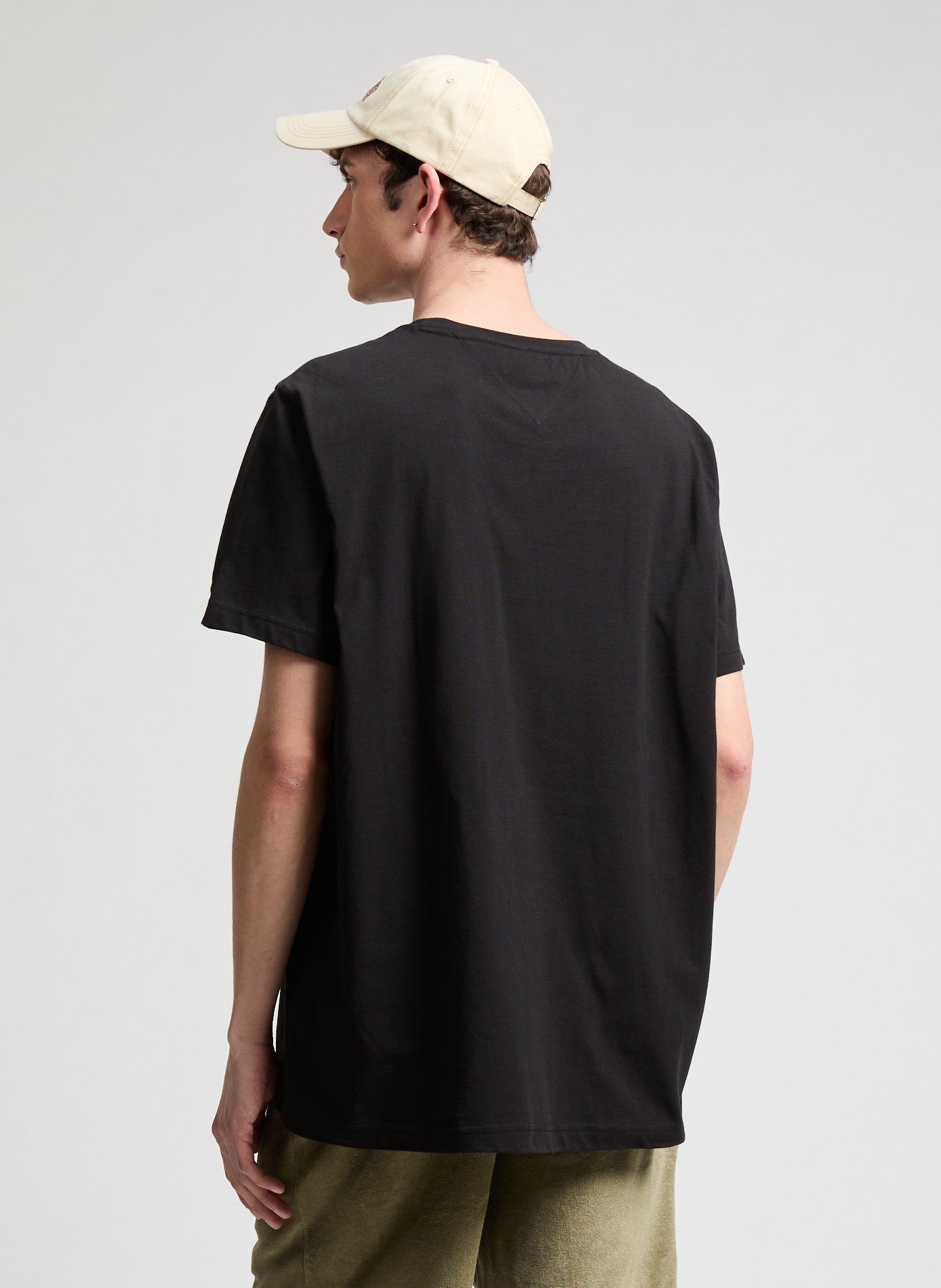 Cotton T-shirt TOMMY HILFIGER Black