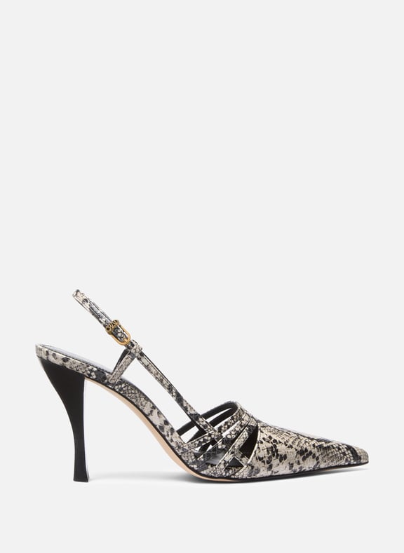 Haisley snake effect pumps Grey by MICHAEL KORS MICHAEL KORS Haisley snake effect pumps Grey