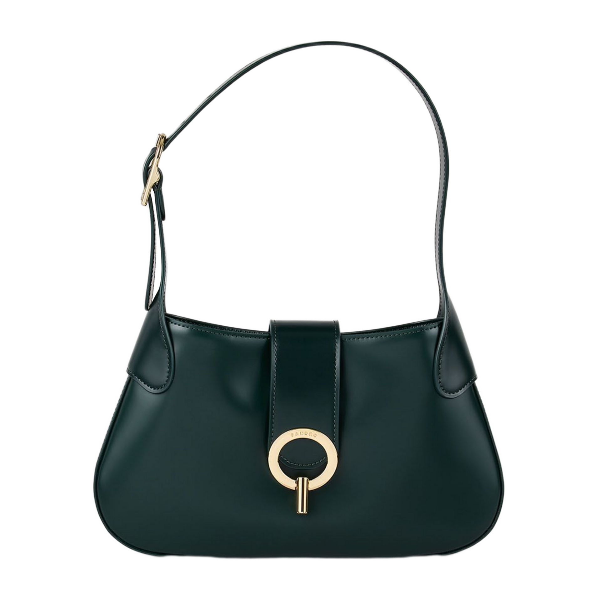 Sac en cuir lisse janet SANDRO Vert