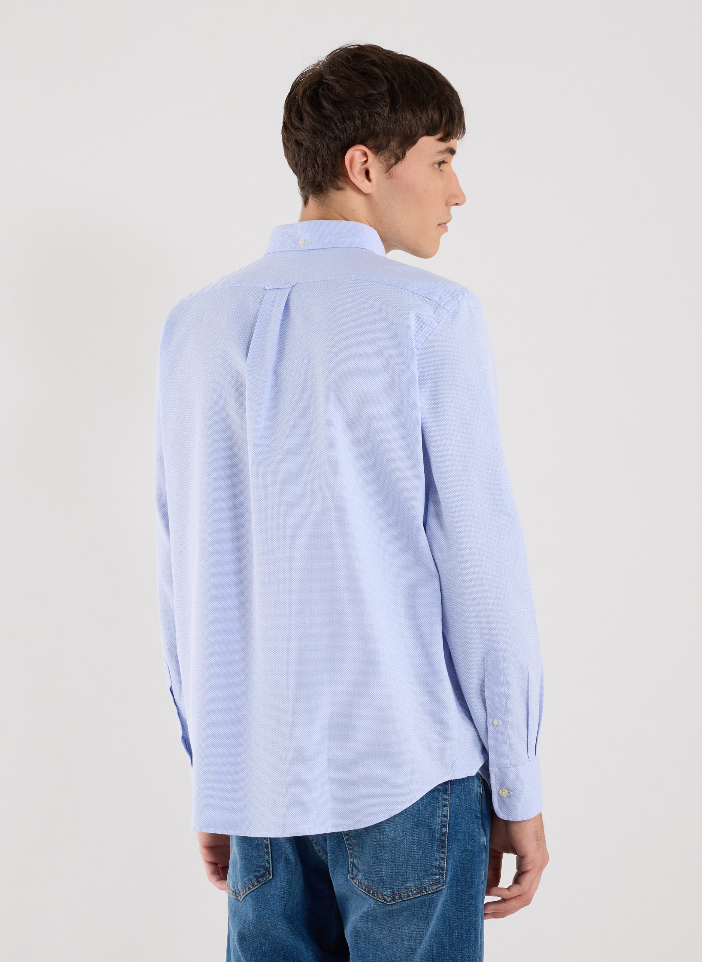  Cotton shirt FACONNABLE Blue