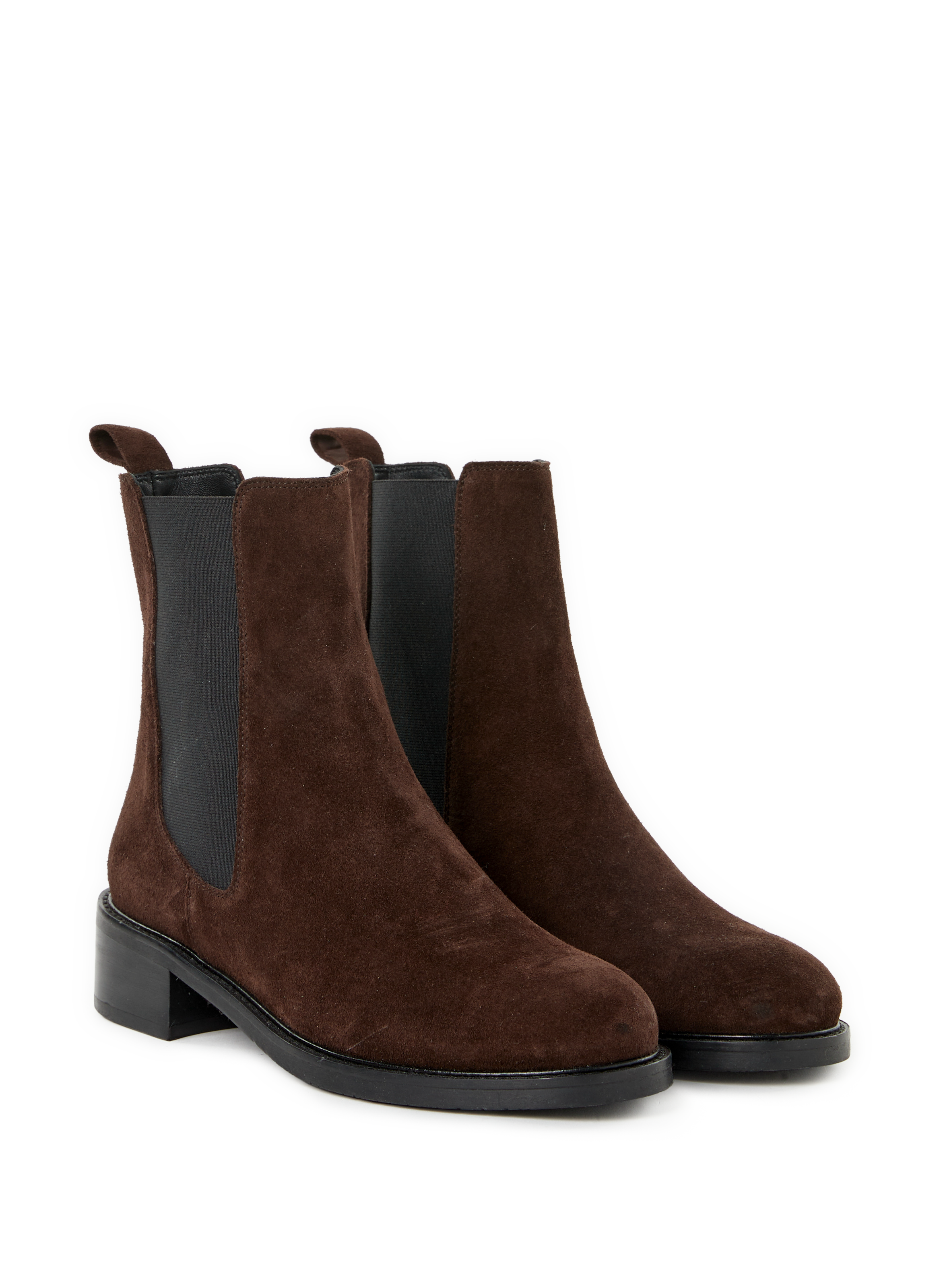 Bottines Chelsea Darcy en cuir suédé  SAISON 1865 Marron