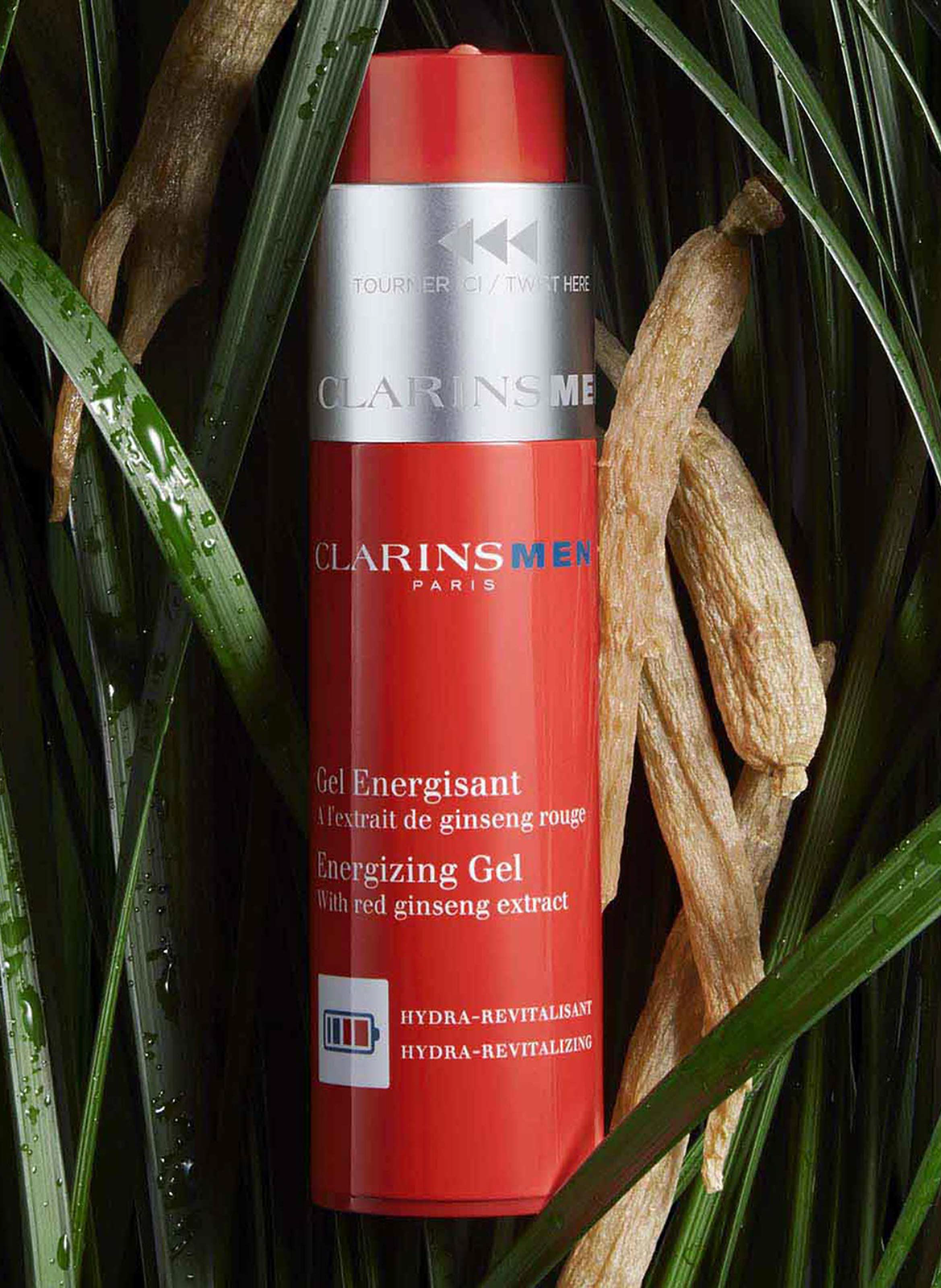ClarinsMen Energizing Gel - With red ginseng extract CLARINS No color