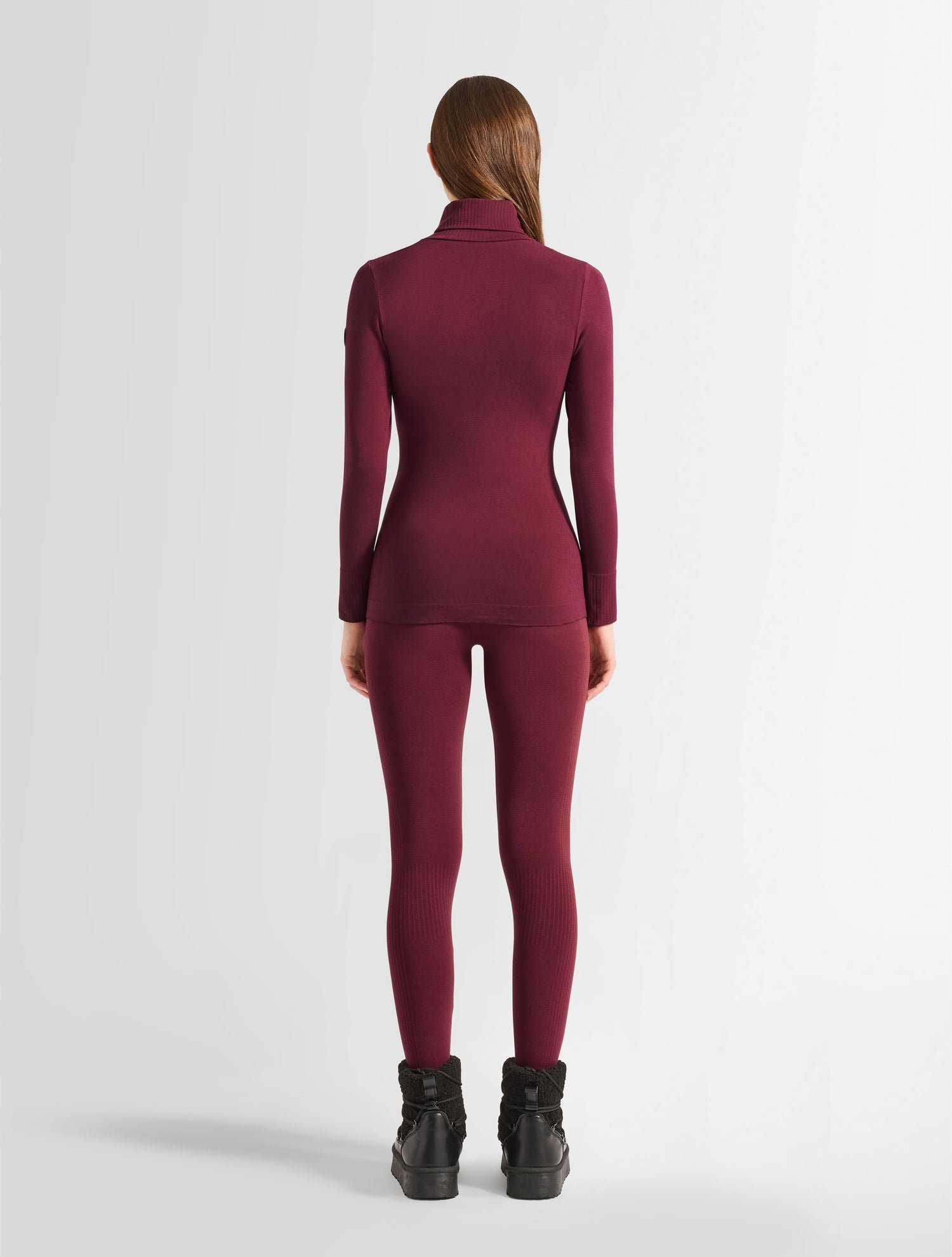 Sous pull alisier col montant coupe regular FUSALP Rouge