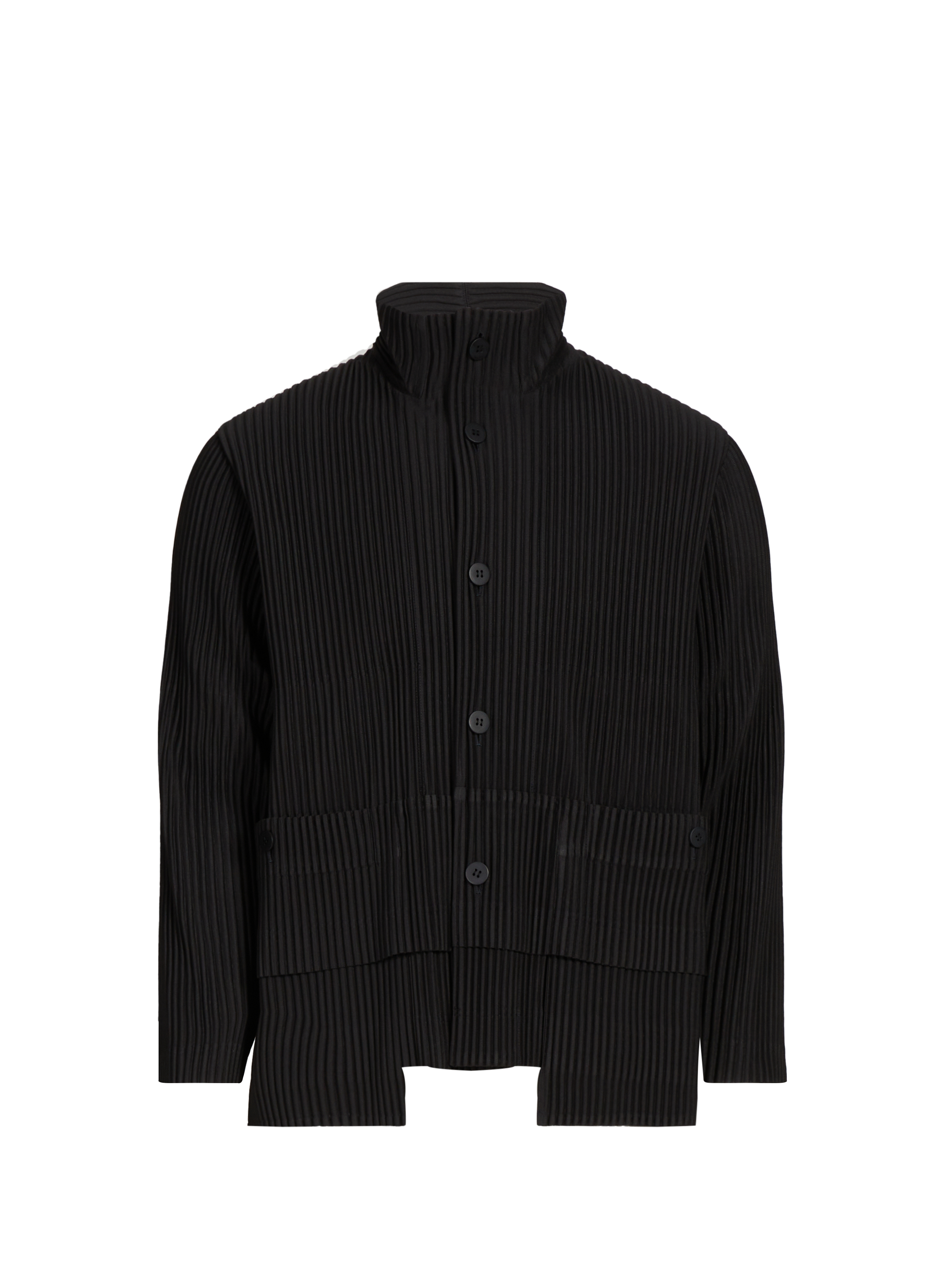 HOMME PLISSE ISSEY MIYAKE Chemise à rayures Gris