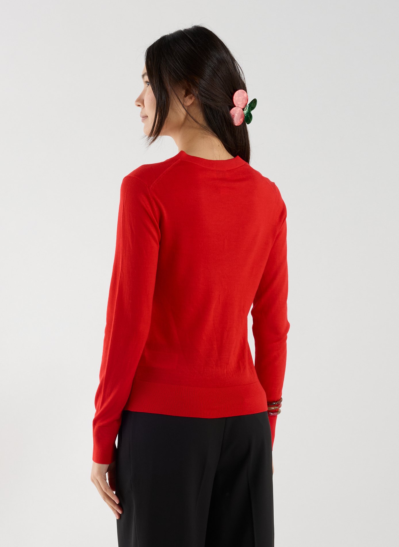 Crew-neck jumper CALVIN KLEIN Red