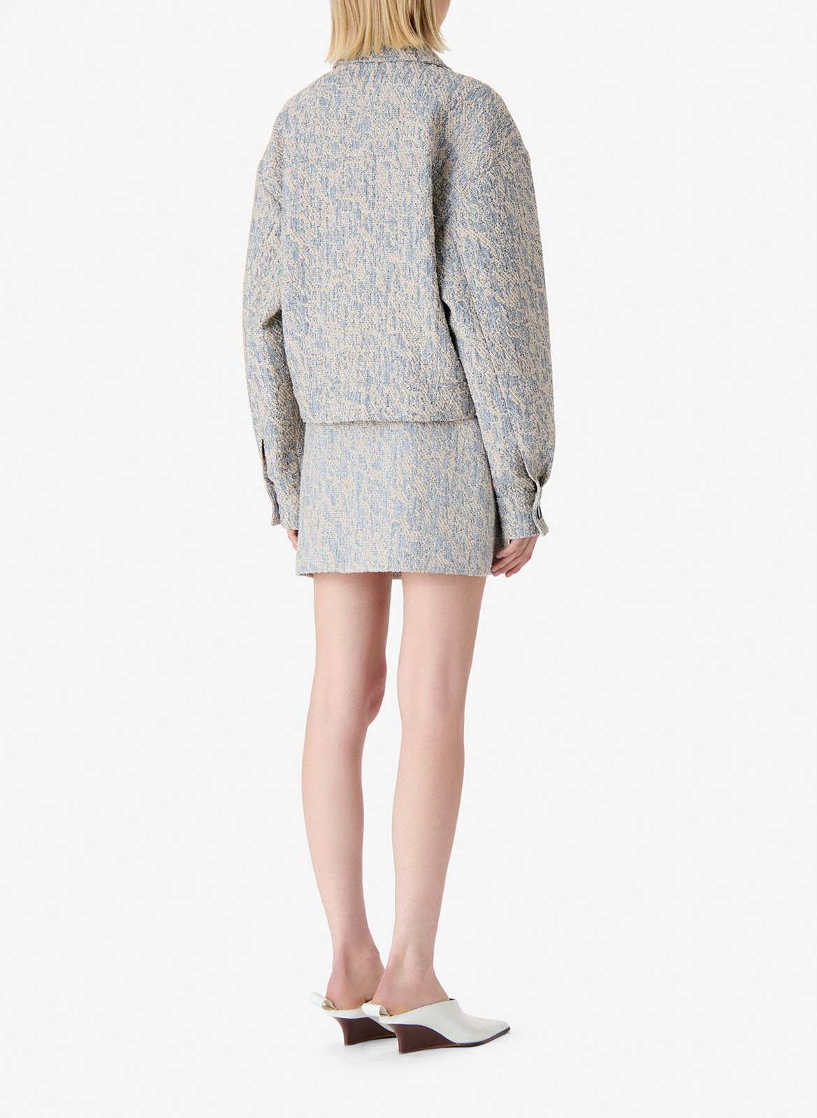 Veste ample boutonnée à tissu texturé elios IRO Beige