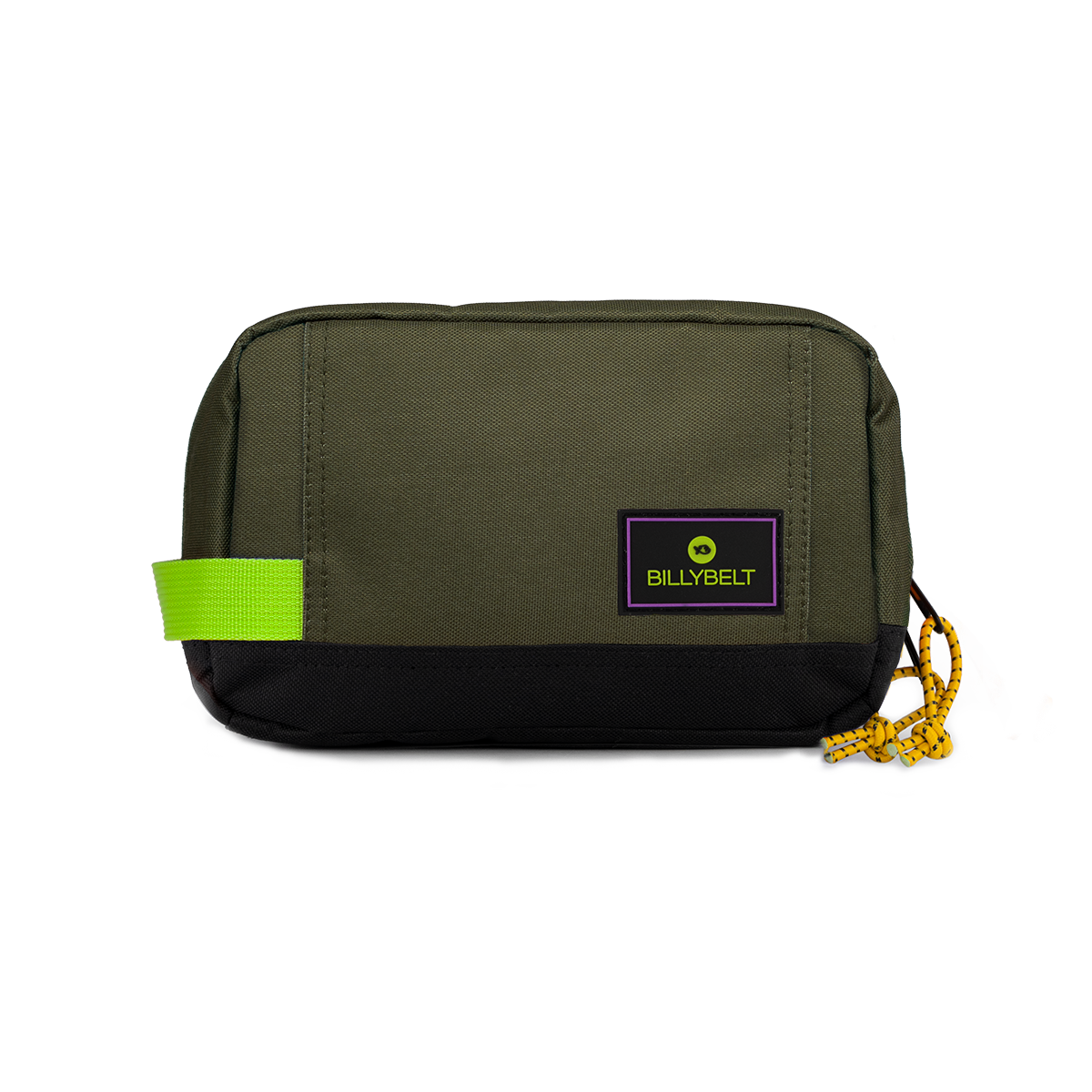 Trousse de toilette en polyester recyclé BILLYBELT Kaki