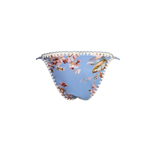 Bas de maillot à imprimé et broderie