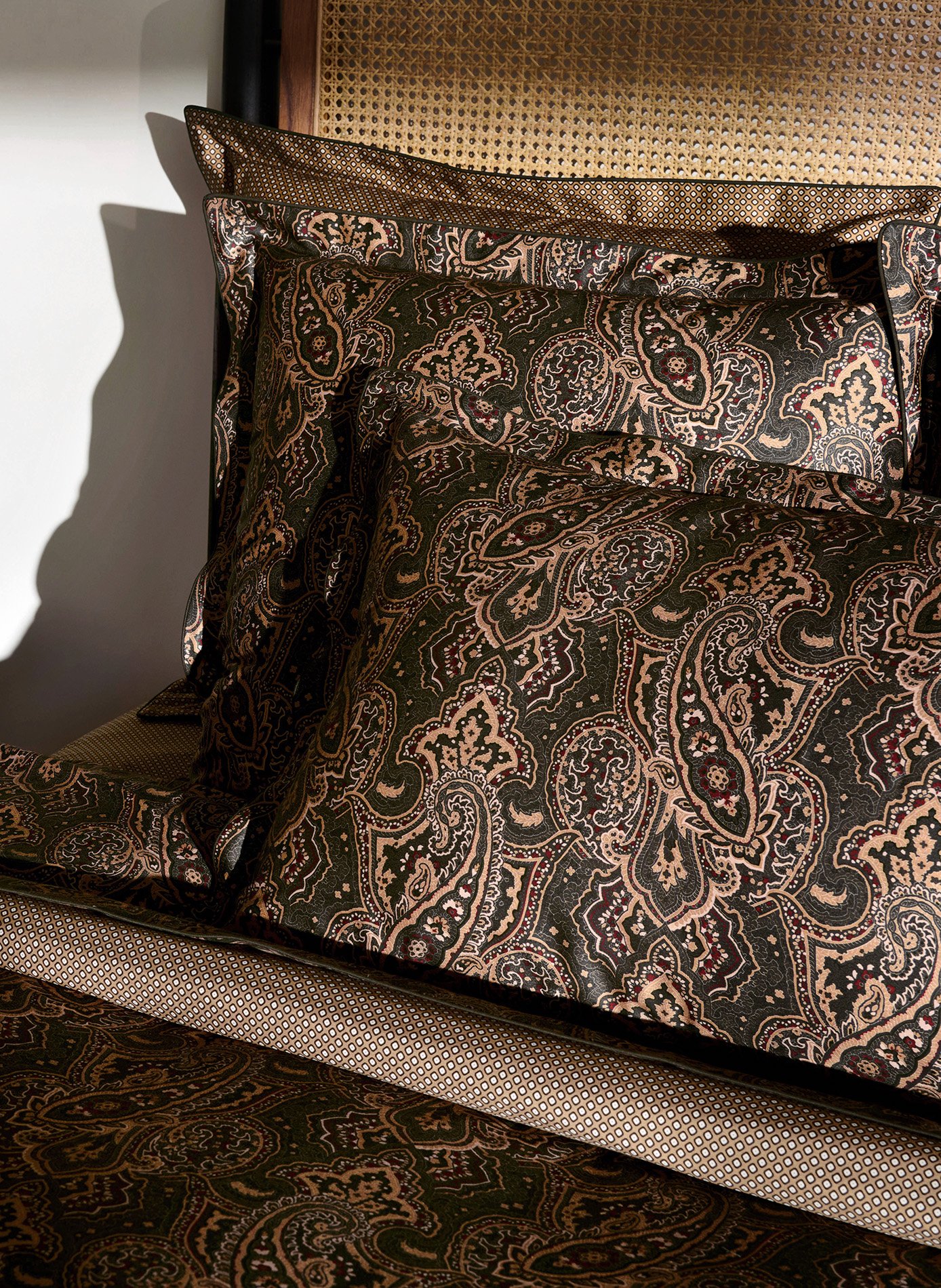 Housse de couette esthète ANNE DE SOLENE Vert