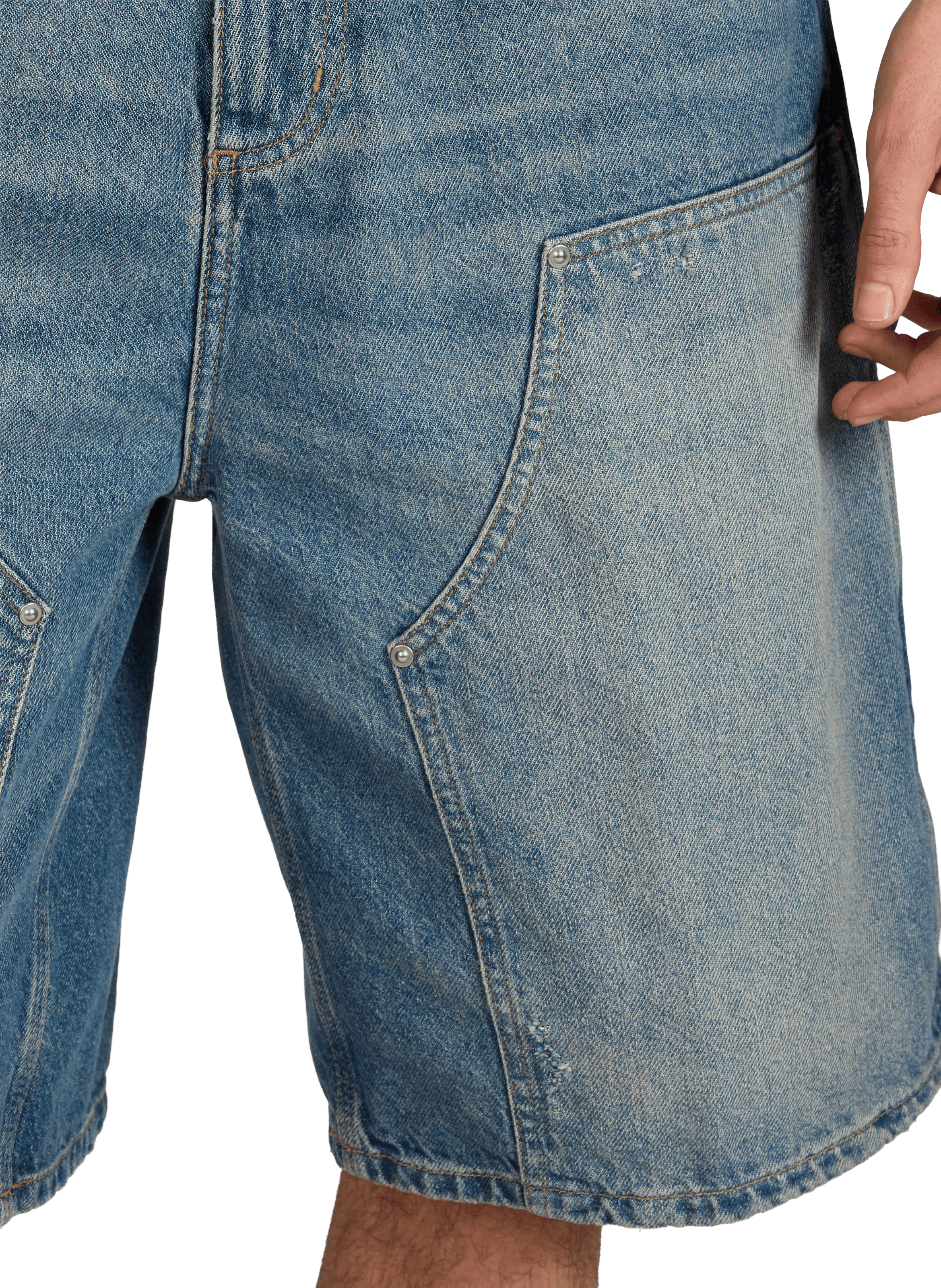 OG Aden cotton Bermuda shorts CARHARTT WIP Blue