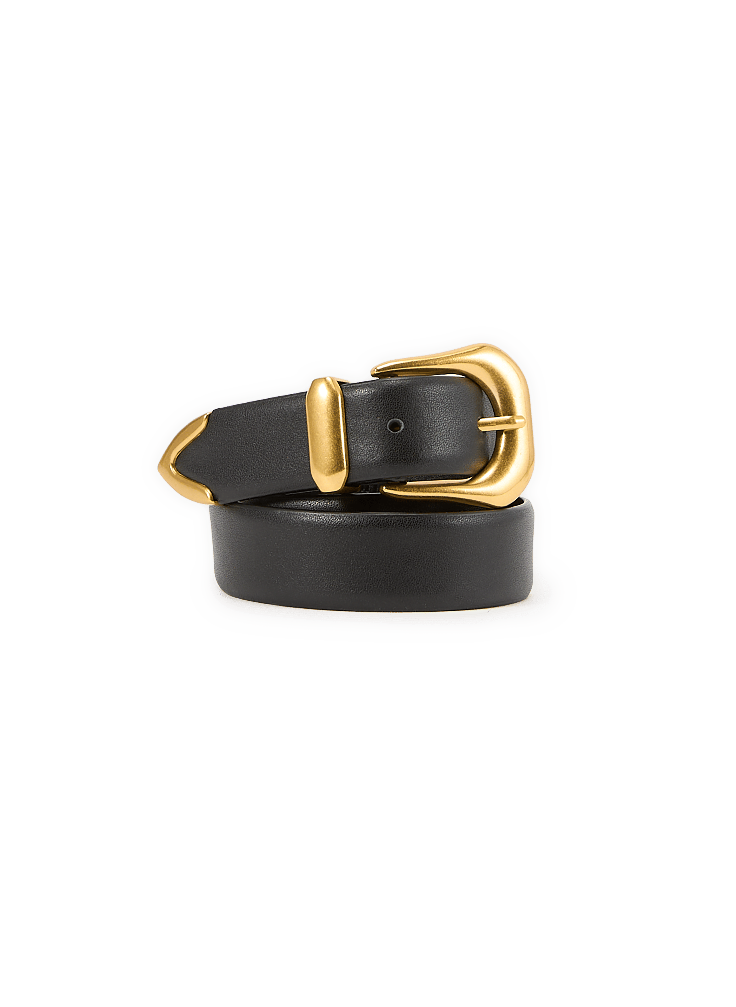Ceinture Aila en cuir SUNCOO Noir