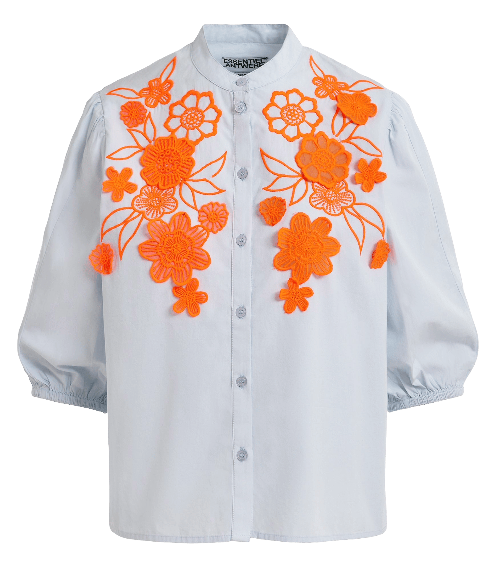 Chemise col rond en coton jorja ESSENTIEL ANTWERP Bleu