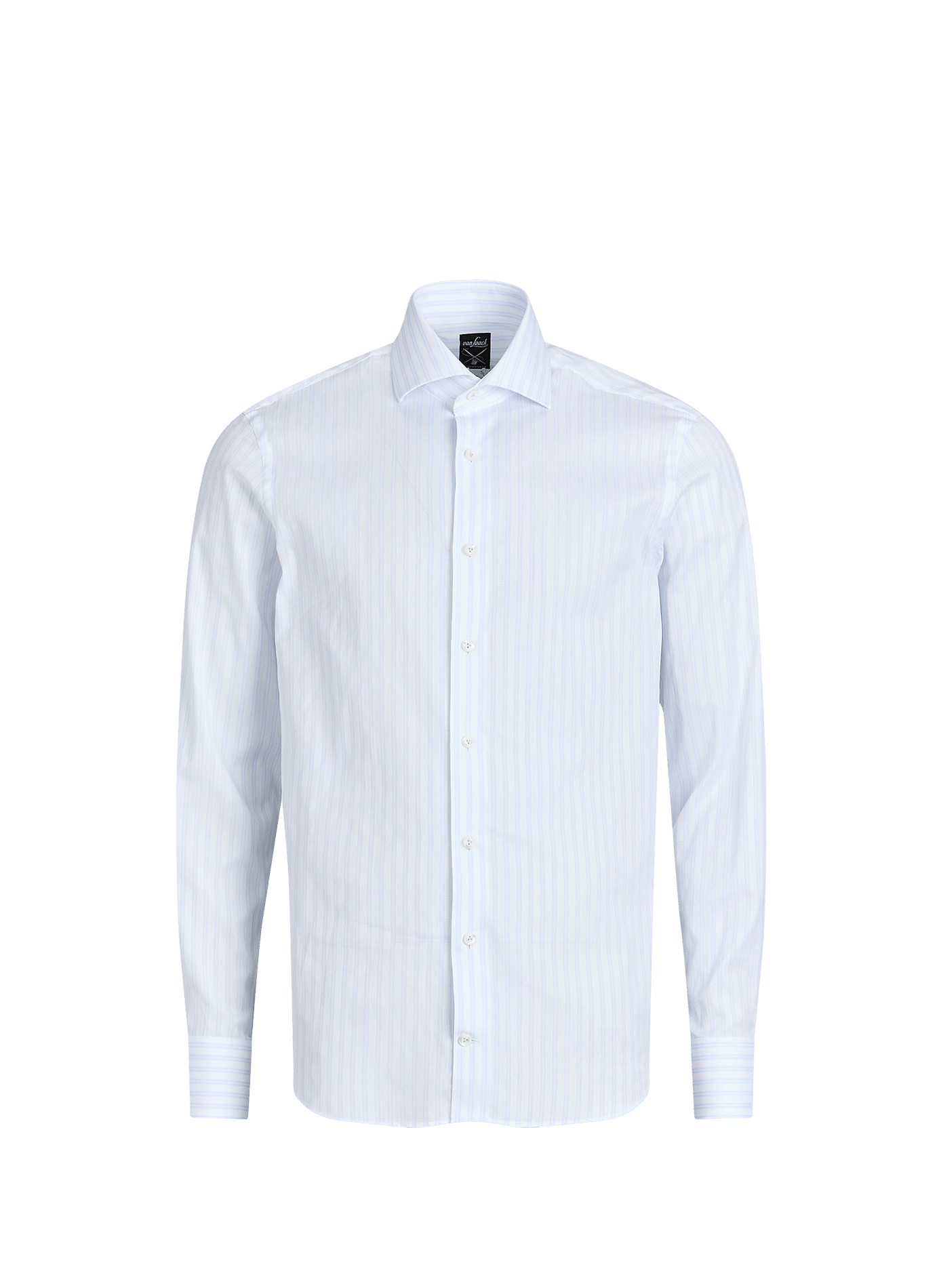 Chemise à rayures en coton VAN LAACK Bleu