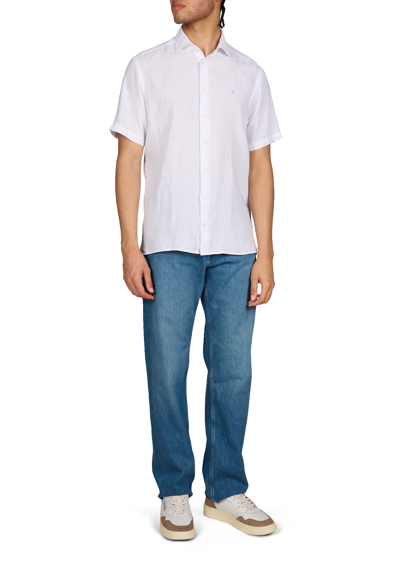 Linen shirt HACKETT White