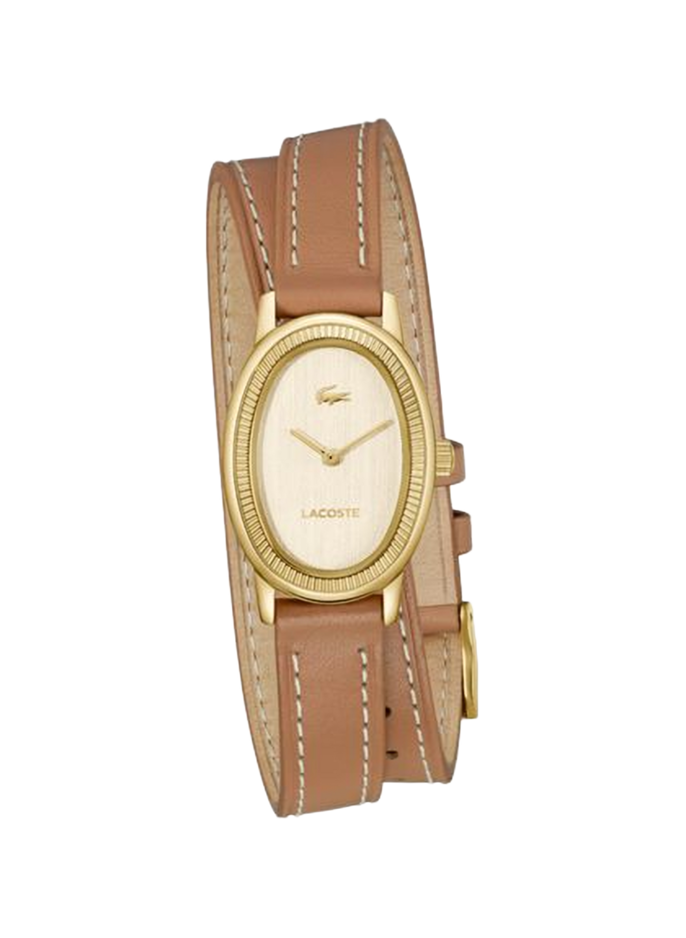 Montre quartz Lacoste Parisienne en cuir LACOSTE MONTRES Doré