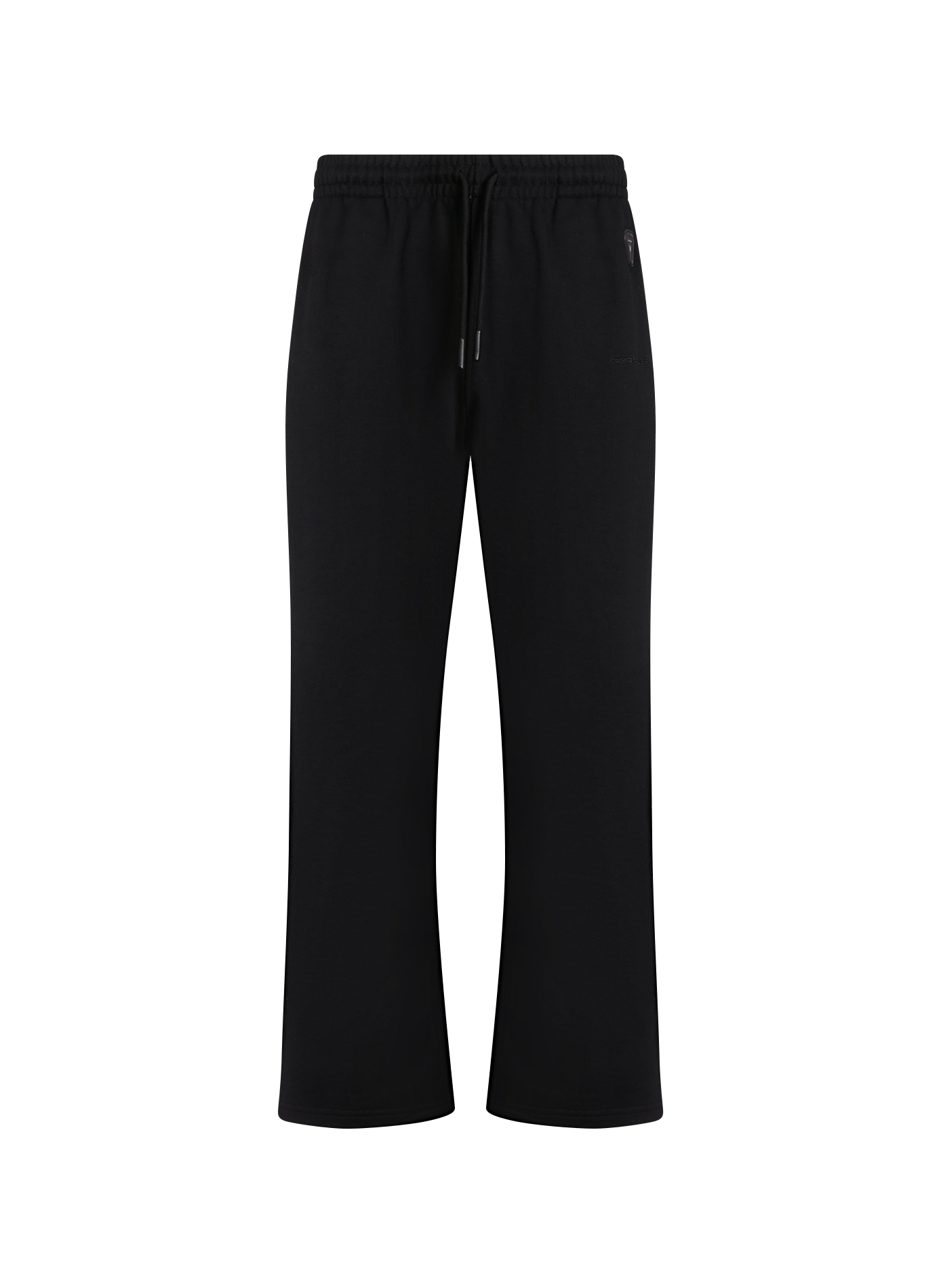 Straight sweatpants in blended cotton GERTRUDE ET GASTON Black