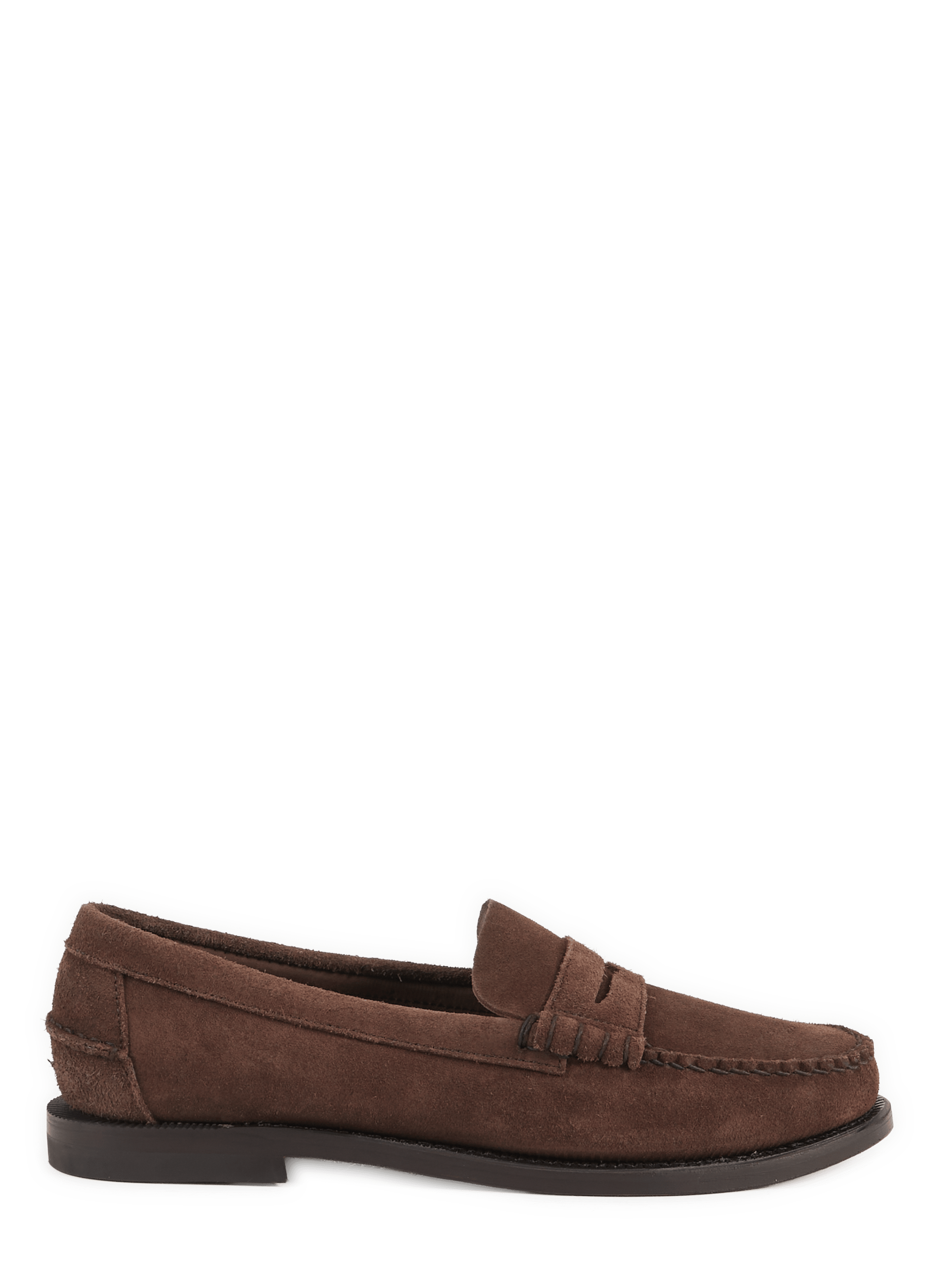 Classic Dan Suede Leather Moccasins CLASSIC DAN Dk brown