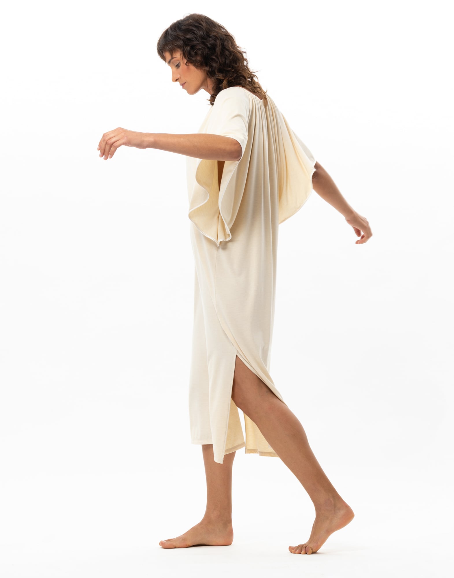 Robe en modal nina 240 LE CHAT Beige