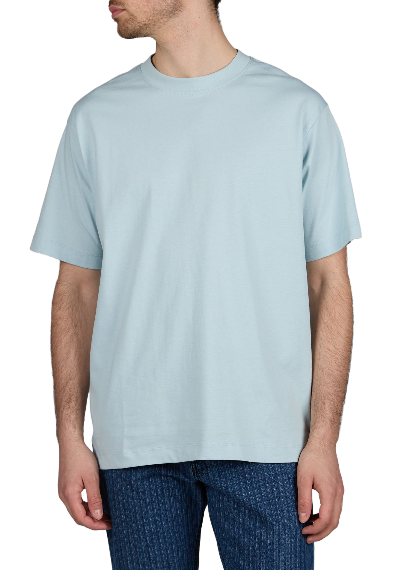 T-shirt manches courtes Aarhus en coton organique MINIMUM Bleu