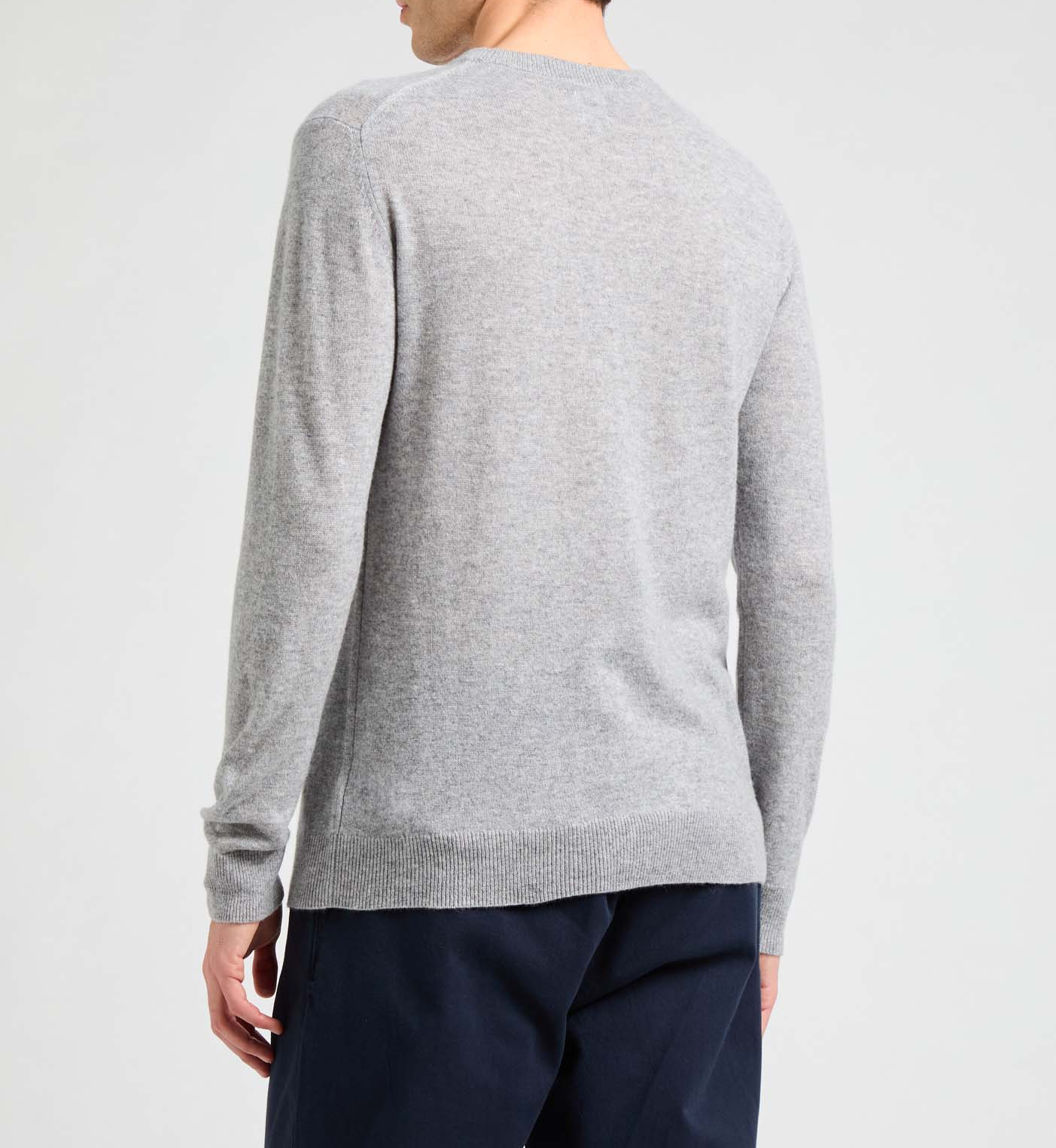 Cashmere round-neck jumper AU PRINTEMPS PARIS Silver