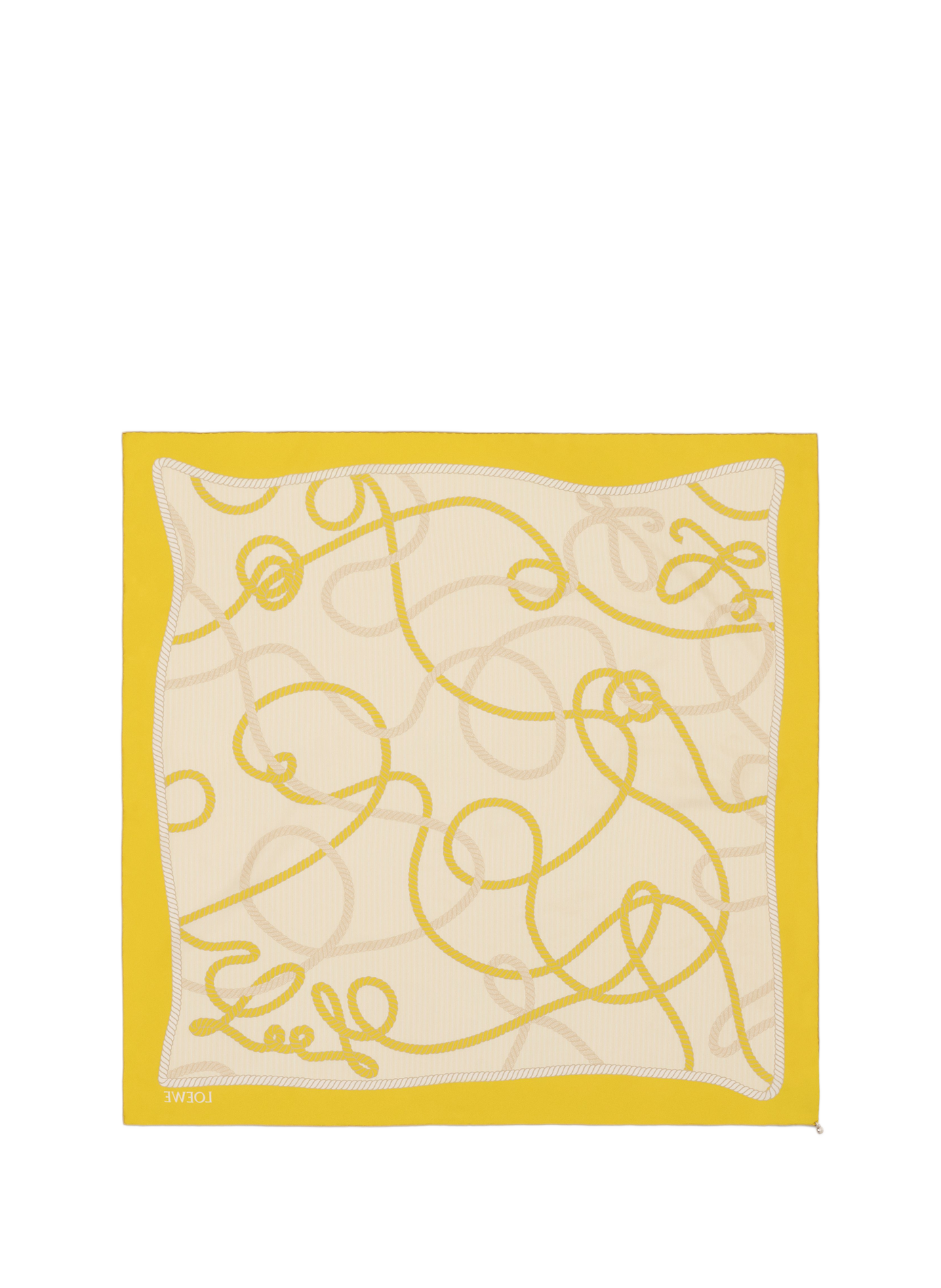 Printed silk floaty scarf LOEWE Multicolour