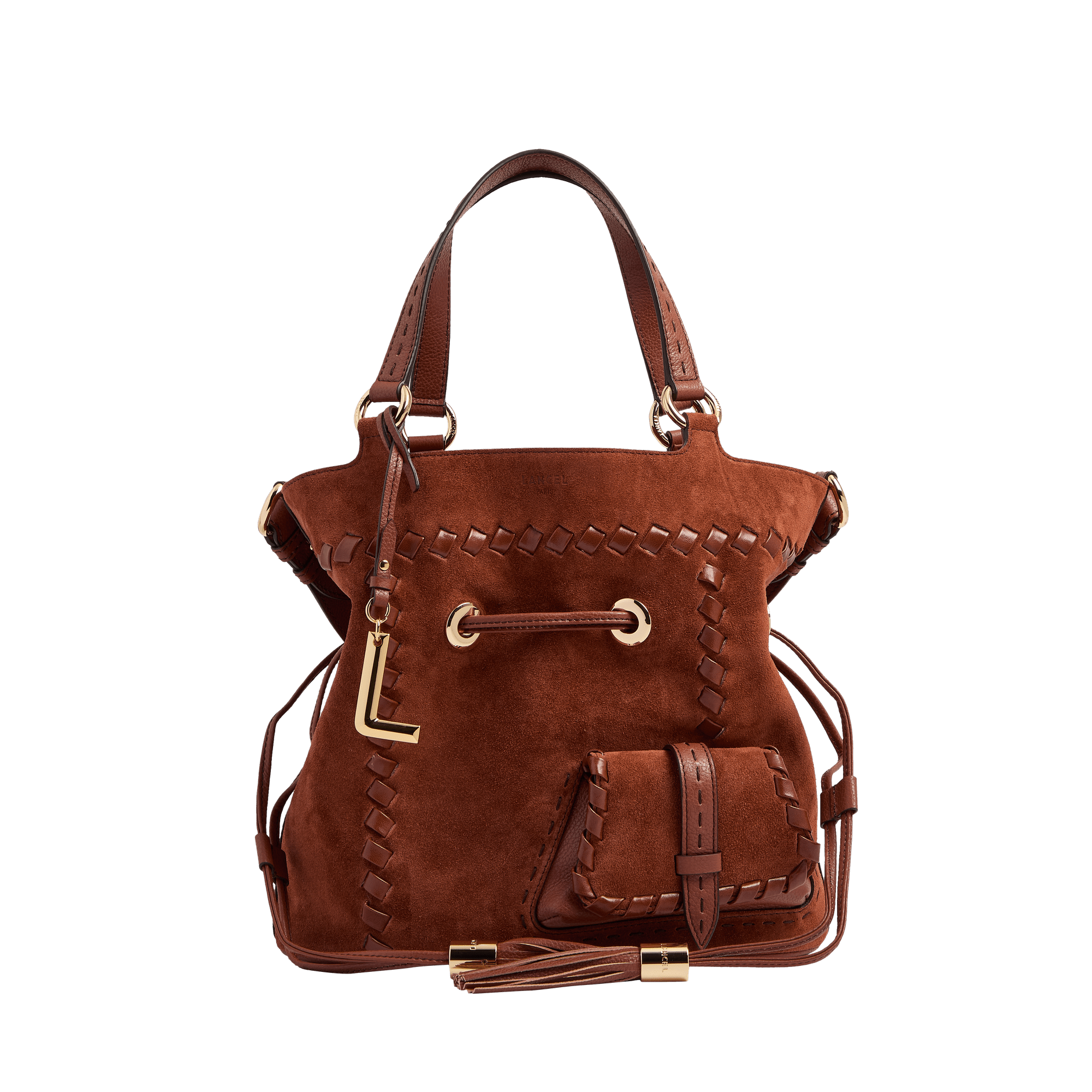 Handtas eerste flirt capsule 150 jaar in kalfsleer LANCEL Rood