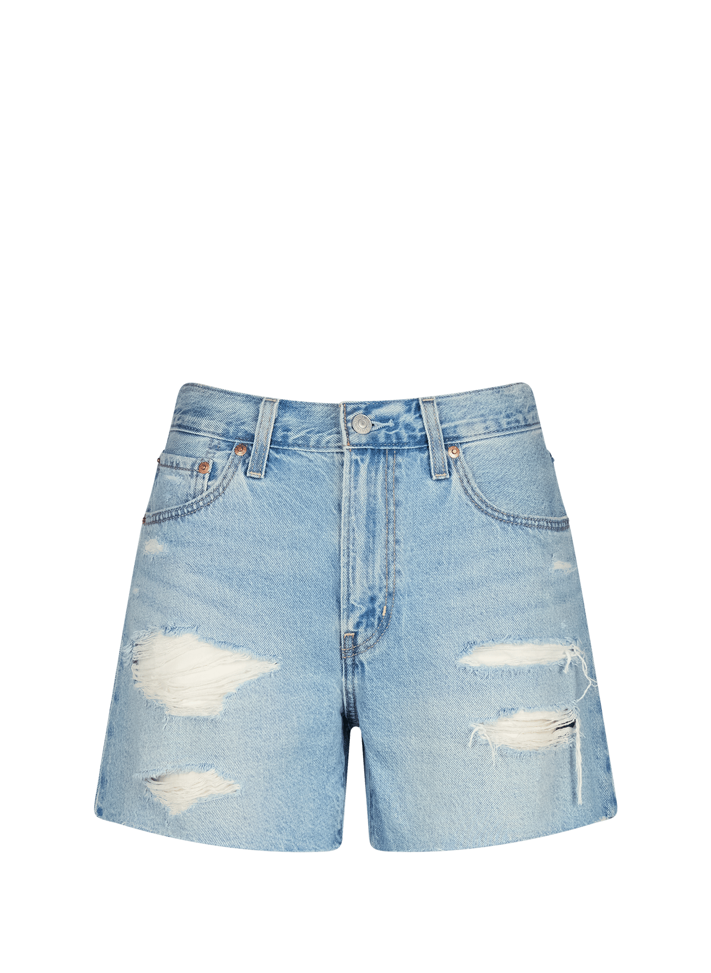 Mini short Ribcage in cotone LEVI'S Blu