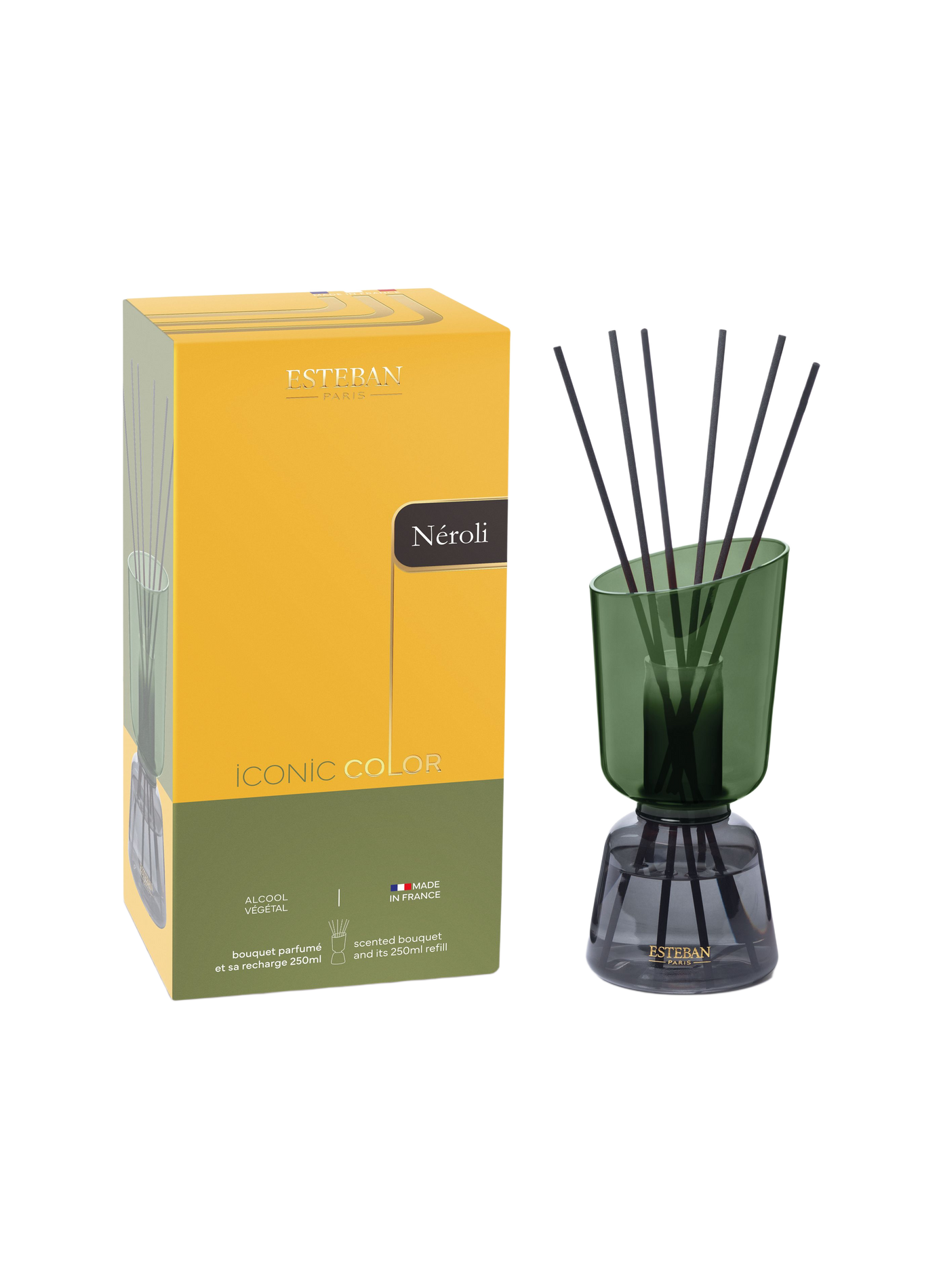 Iconic Color scented bouquet refillable Neroli 250 ml ESTEBAN Brown