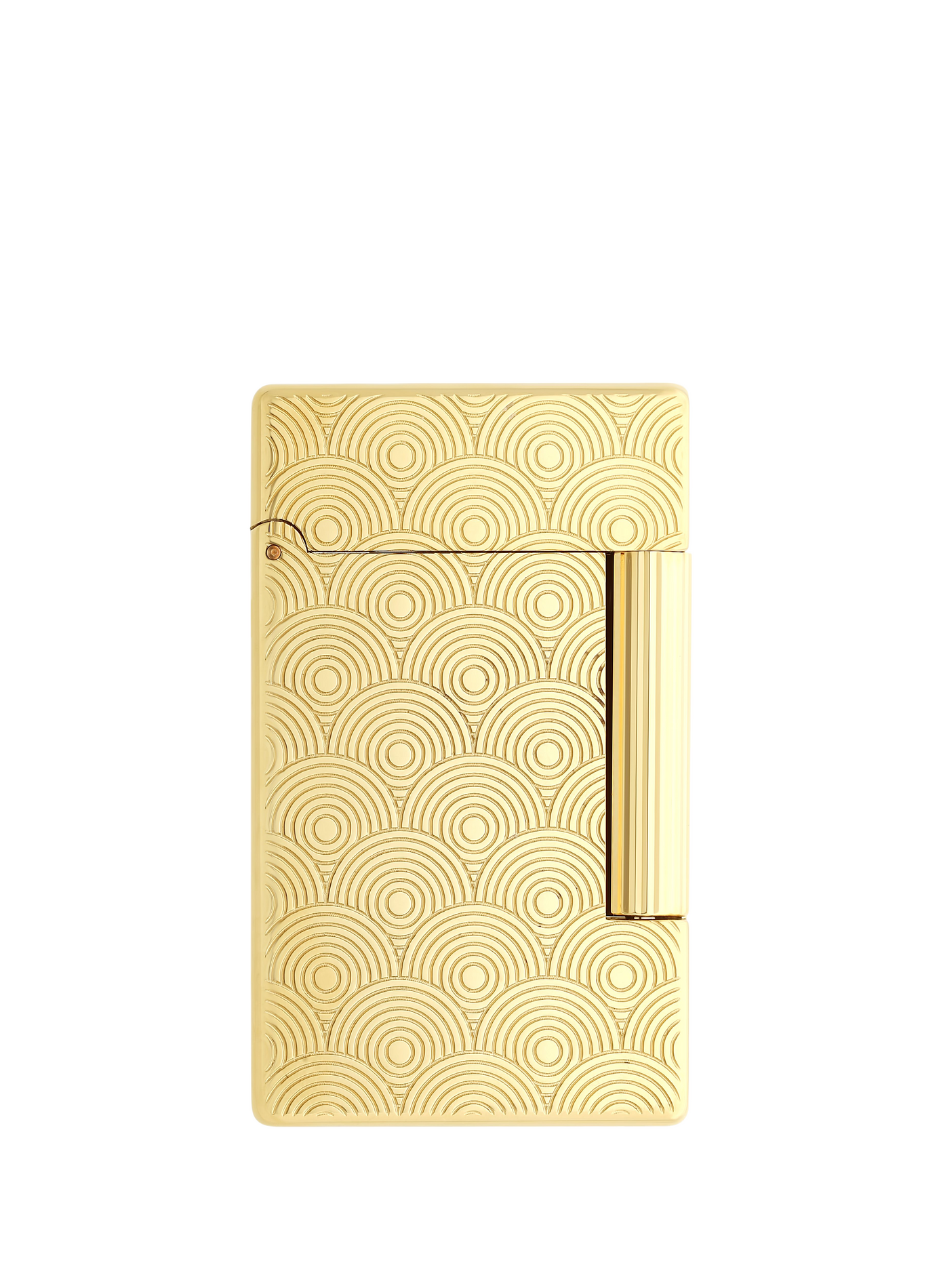 Guilloché Initial Lighter S.T. DUPONT Golden