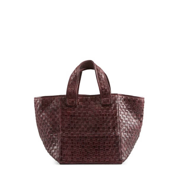 Sac Kub mini en cuir tressé Sac Kub mini en cuir tressé