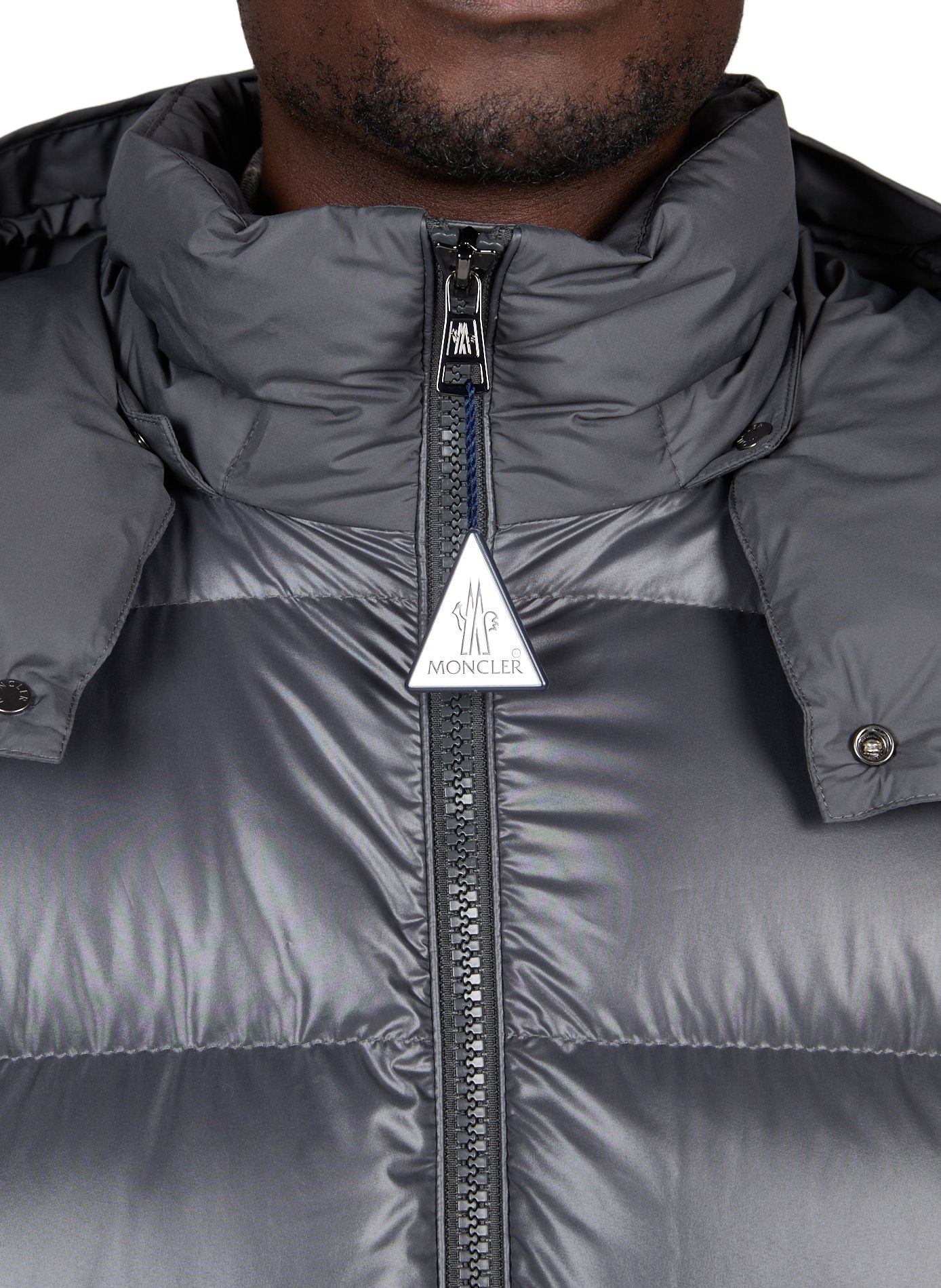 Daunenjacke mit abnehmbarer Kapuze Maya MONCLER Schwarz