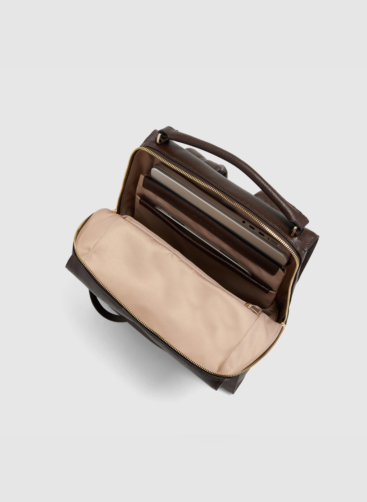 Sac à dos femme pour ordinateur 14" PIQUADRO Marron