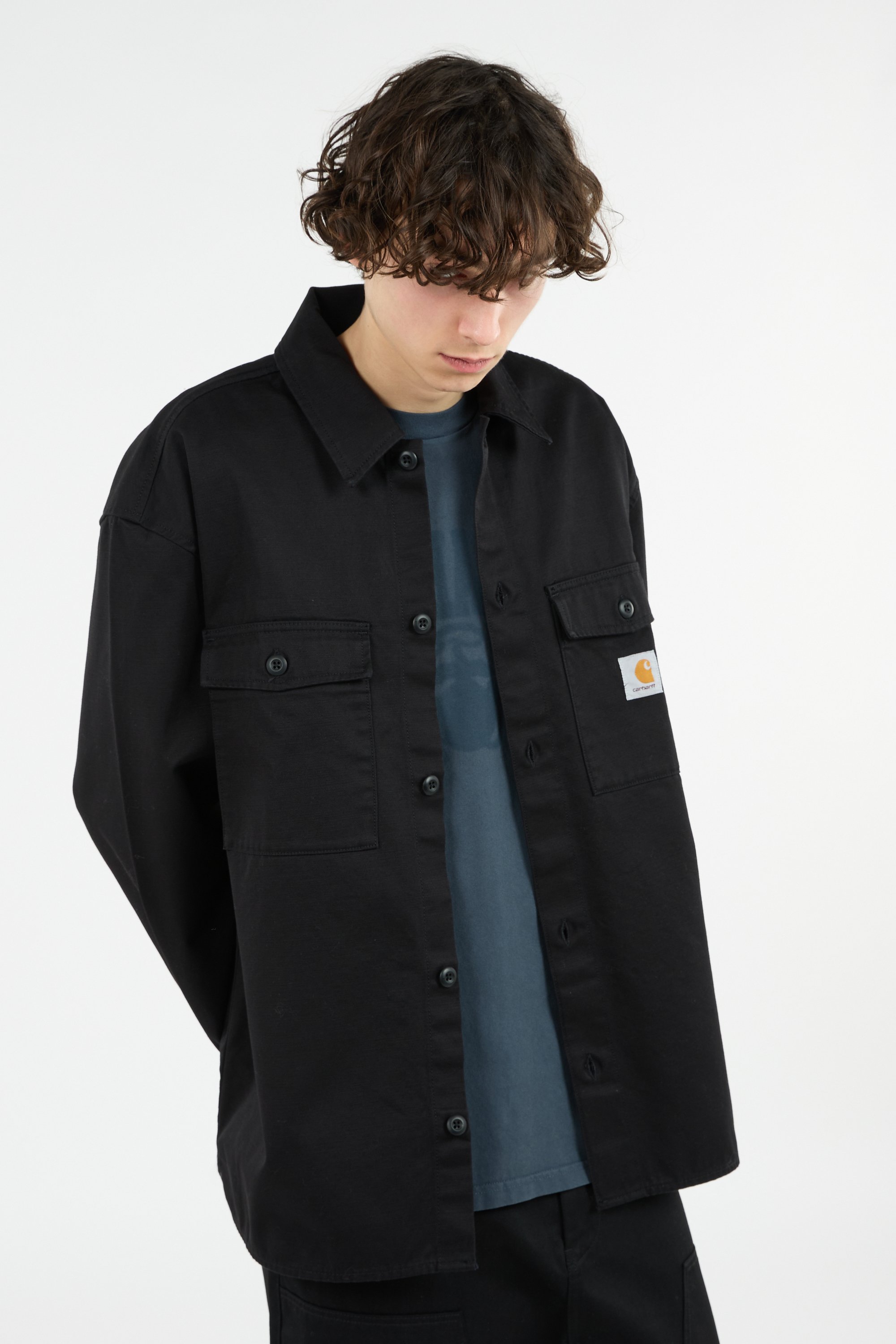 Chemise kelly shirt jac CARHARTT WIP Noir