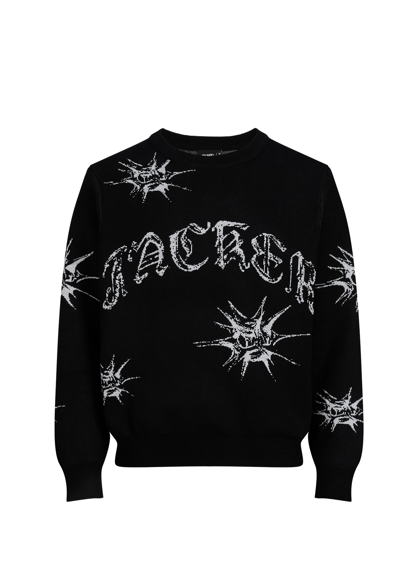 Oversized crew-neck printed sweater JACKER. Multicolour